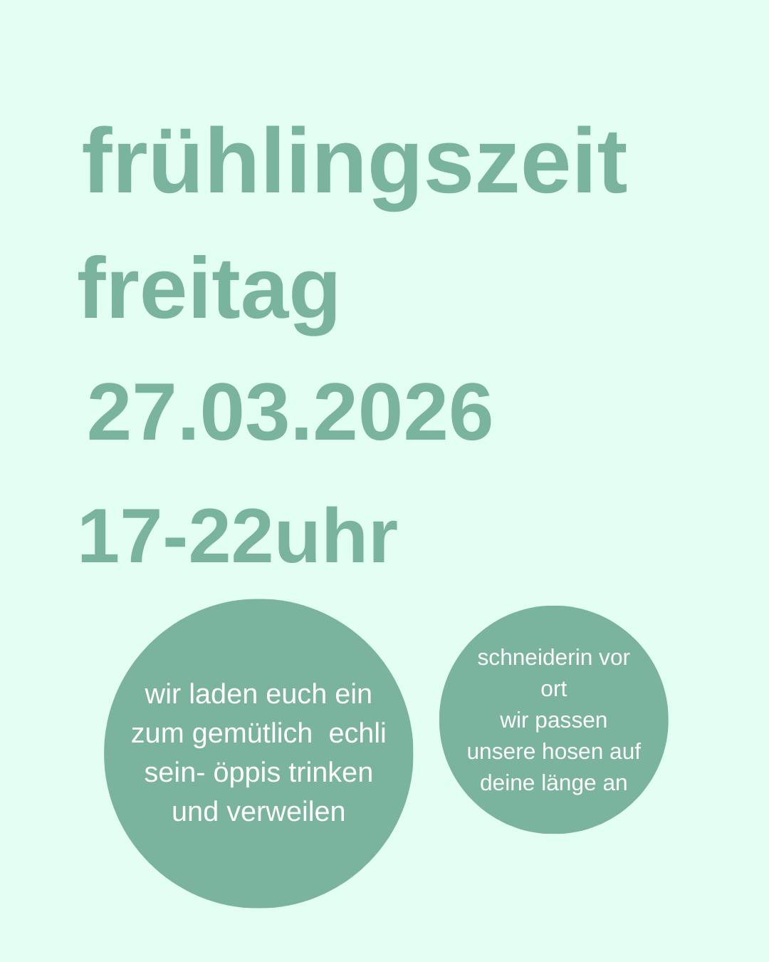 heute in einer woche findet unser frühlingsevent statt🌷
kommt vorbei & stosst mit uns an
wir freuen uns auf euch!💚
#holligenbern #bern #holligen #fairbunden #steinanstein #fairfashion #event #frühlingkommt #frühling