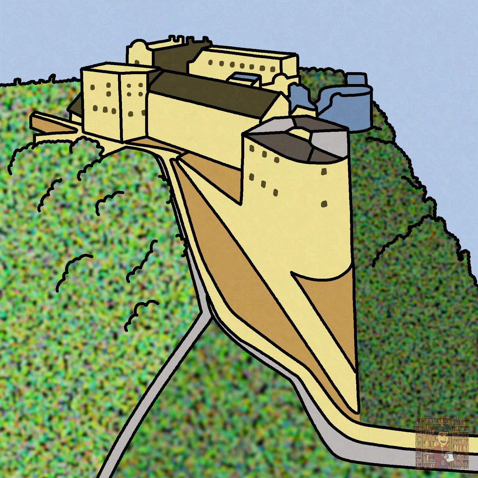 Here’s an illustration I made for a book series I’m working on — giant fortress vibes, inspired by the Citadelle Laferrière. Love exaggerating scale for storytelling impact.
#ChildrensBookIllustration #FortressIllustration #EpicScale #StorybookArt #KidsBooksArt #VisualStorytelling #AdventureIllustration #WorldBuilding #BookIllustrator #IllustratorLife