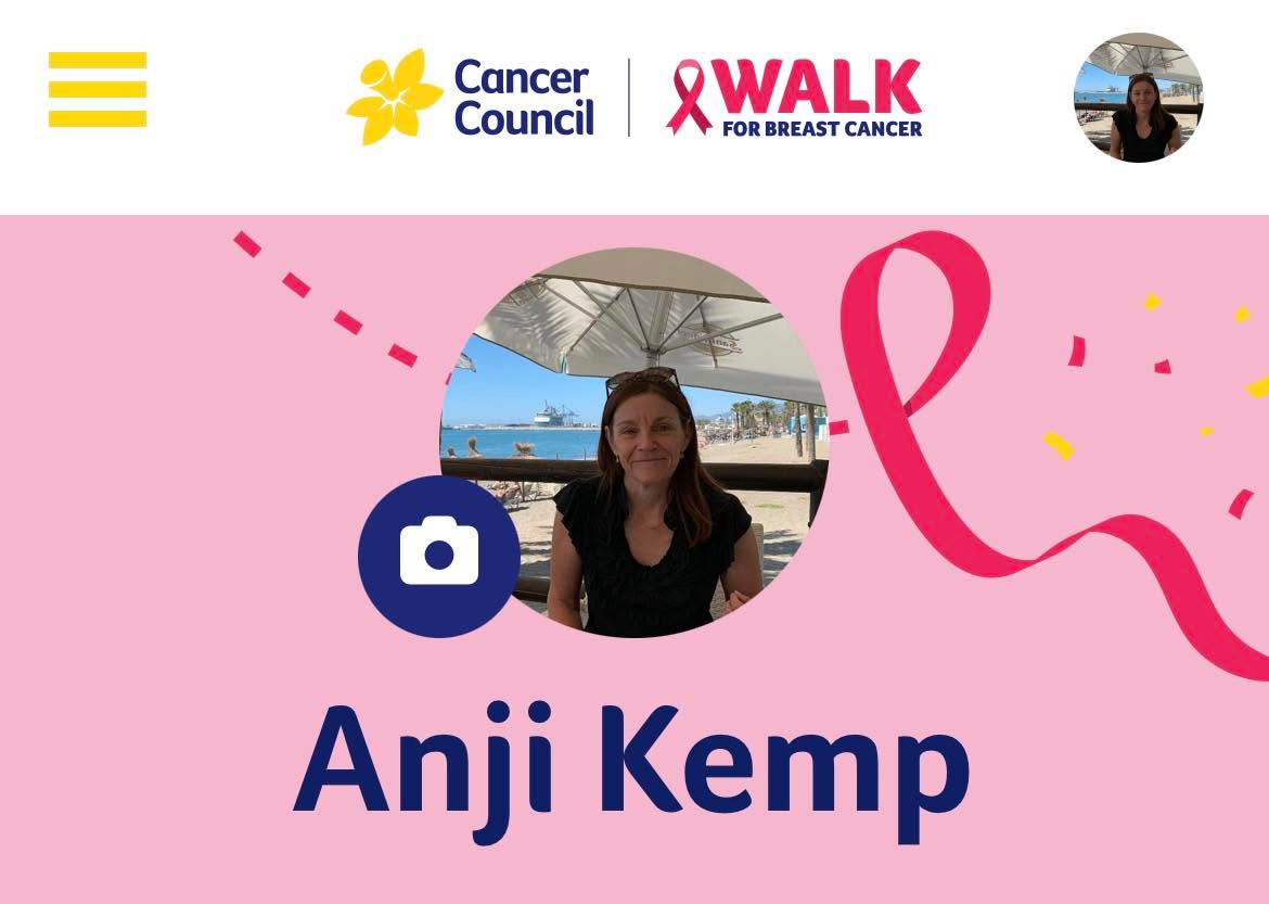 Please help me by donating.🏃♀️I’m walking 58km this October to support the 58 Aussies diagnosed with breast cancer every day. 😇 We’re helping save lives through world-class breast cancer research, early detection, and treatment programs. I’d love it if you could help me support this worthy cause. 🥰 Link below. 🙏
$50 → helps pay for innovative equipment and technology needed to develop life-saving cancer treatments
$120 → pays for the collection and processing of a blood sample that allows us to discover more about how cancer develops
$500 → could support a clinical trial to test new cancer treatments, ensuring the best treatments are available to those who need them most.
https://www.doitforcancer.com.au/fundraisers/anjikemp/walk-for-breast-cancer/
Link in bio.