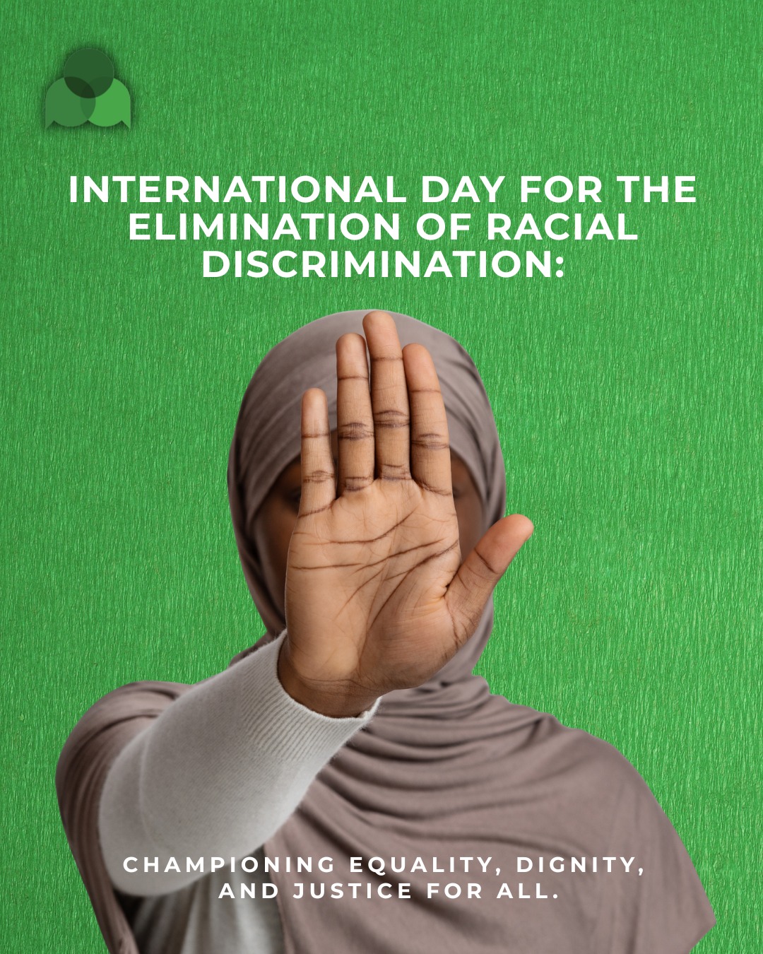Today is the International Day for the Elimination of Racial Discrimination. š
Itās a moment to reflect on the work that still needs to be done, to challenge systemic racism, and to commit to creating more inclusive, equitable communities and workplaces.
Every action, big or small, counts. Whether itās listening, learning, or advocating for change, we all have a role to play in breaking down barriers and fostering equity.
Letās take this day to stand together, speak up, and continue building workplaces and societies where everyone belongs.