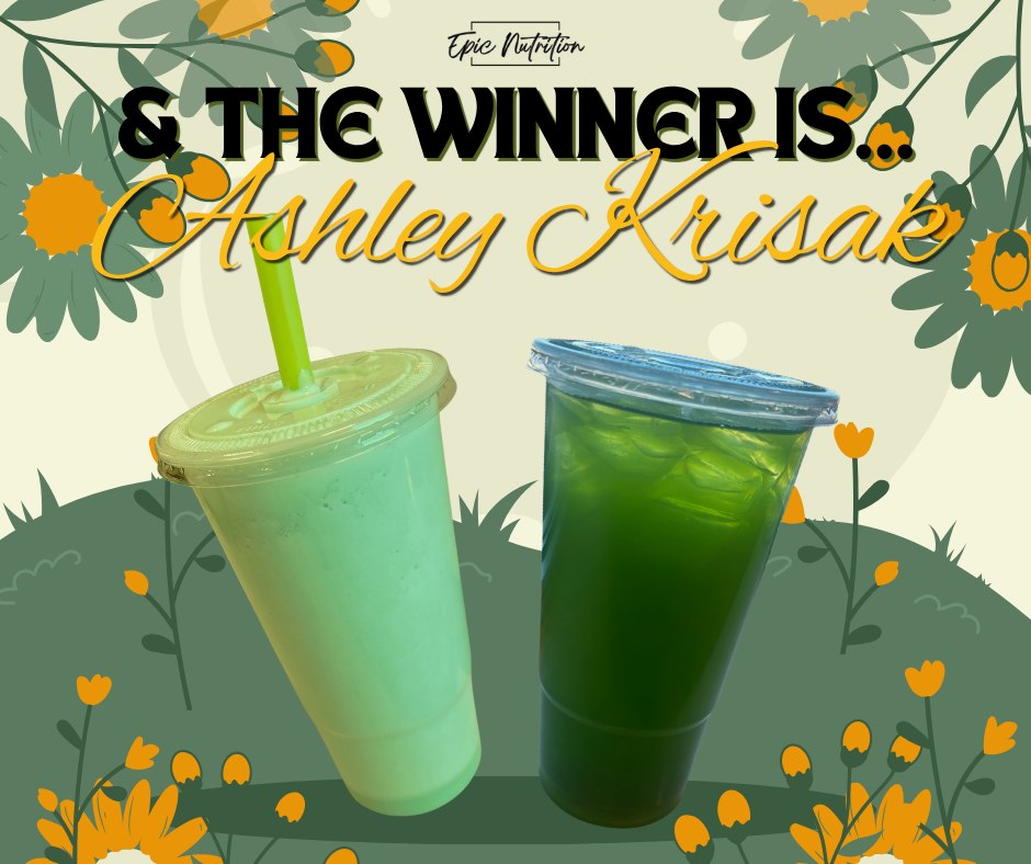 ☘️✨ LUCKY WINNER ALERT ✨☘️
Epic Fam! It looks like the luck of the Irish came through! 🍀💚
A HUGE congratulations to our St. Paddy’s Day giveaway winner…
🏆 Ashley Krisak 🏆
You’ve got yourself a FREE Lucky-inspired Tea AND a festive tumbler to sip in style 🥤✨🌈
Thank you to everyone who entered, tagged their lucky charms, and brought all the fun + festive vibes with us 💚 You guys are seriously GOLD 🌟
Ashley, please stop in to claim your prize and snap a quick winner photo with us 📸🍀
Stay tuned… more EPIC fun (and maybe a little more luck 😉) is always right around the corner! ✨