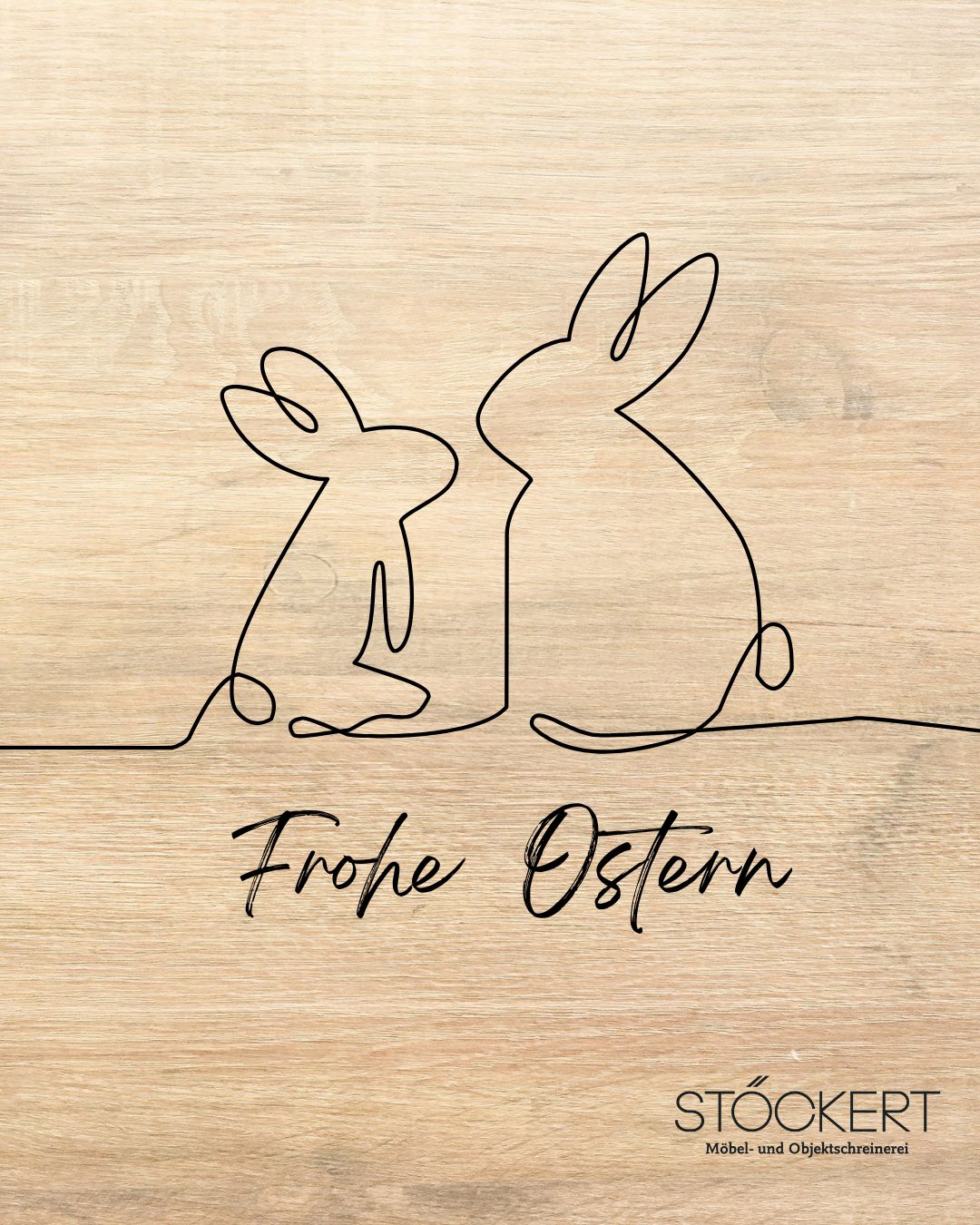 🐰 Frohe Ostern! 🌷
Wir wünschen euch entspannte Feiertage, viele schöne Momente und natürlich ein gut gefülltes Osternest 🥚✨
Genießt die Zeit mit euren Liebsten !
Euer Team von STÖCKERT 🪵💛
#FroheOstern #Stoeckert #HandwerkMitHerz #handwerk #Schreiner #TagDerOffenenTür #werbung #GenussEvent #Designliebe #Handwerk #Holz #Weinliebe #HolzUndGenuss #Küchenplanung #Event2026 #Innenausbau #Schreinerei