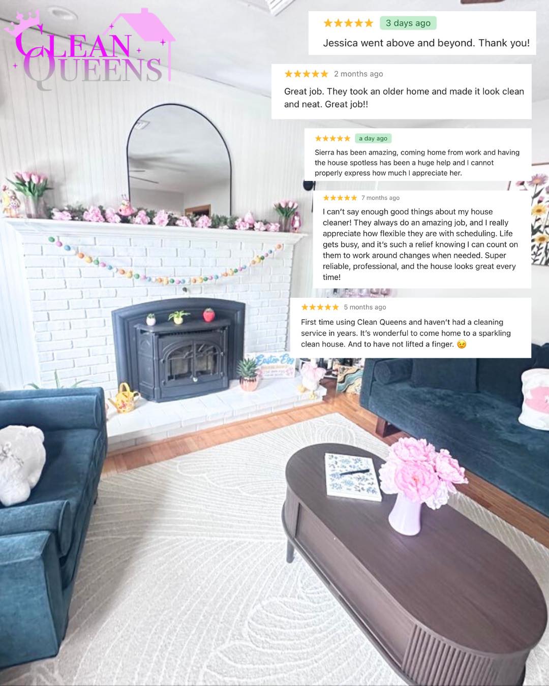 Imagine finishing your day and walking into a clean, reset home instead of another to-do list ✨
We got you — so you can actually enjoy your nights again.
Become a client today!
📞 774-992-8220
📧 admin@cleanqueensllcma.com
🖥️ www.cleanqueensllcma.com