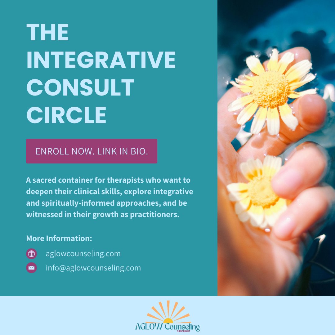 There's something quietly powerful about sitting in a circle with fellow therapists who understand the particular weight and beauty of this work. Who get the complexity of sitting with deep pain. Who are also on their own integration journey.
The Integrative Consult Circle is that kind of space: a sacred container for therapists who want to deepen their clinical skills, explore integrative and spiritually-informed approaches, and be witnessed in their growth as practitioners.
The next circle begins in September 2026 and runs through March. If your heart is drawn to a more soulful, connected approach to your clinical development, I'd love to have you.
Curious to learn more? Details are at the link in bio. 🌿
#TherapistEvolution #SoulfulPractice #HealingCommunity #TherapistsOfInstagram #CompassionateTherapy