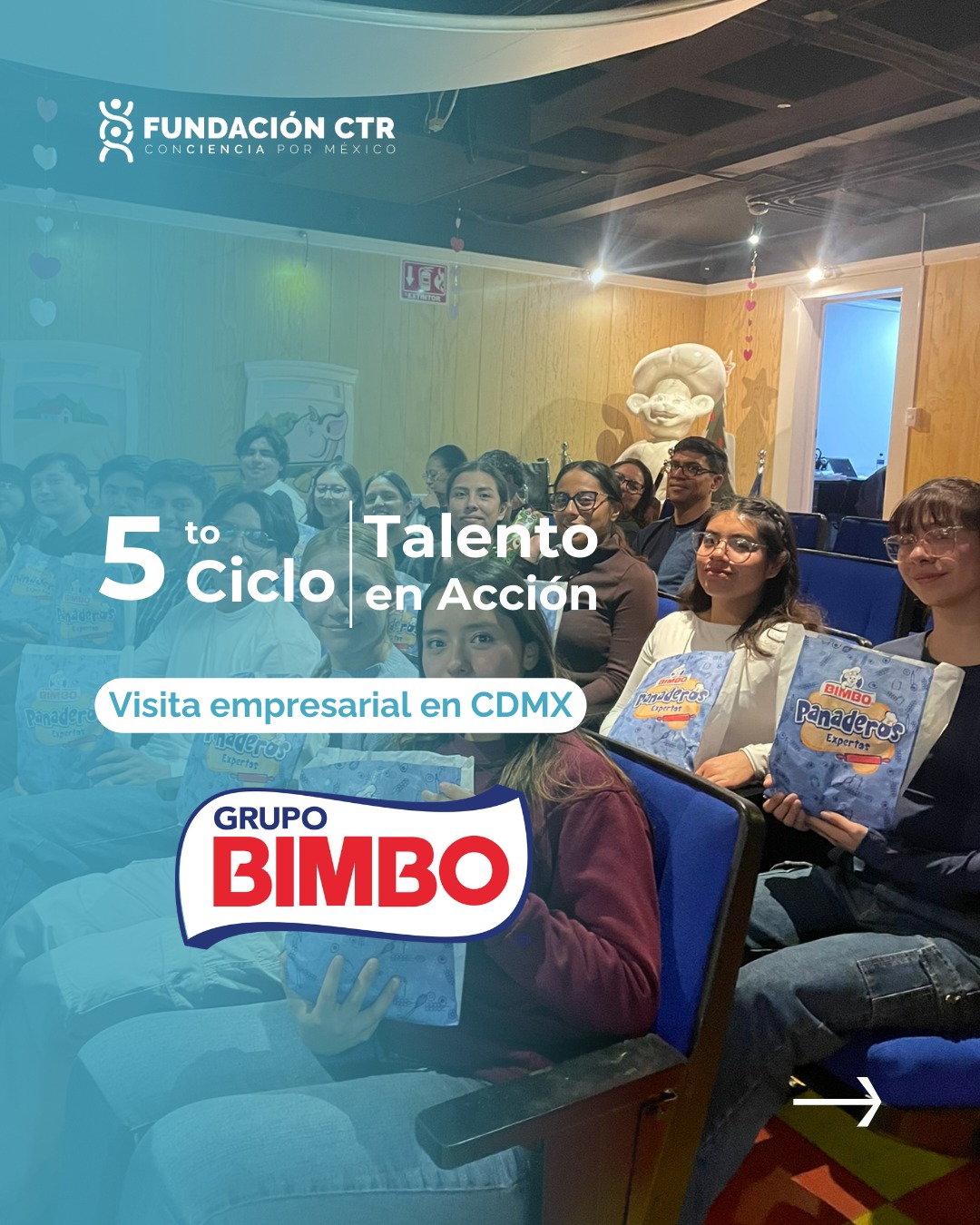 El pasado martes 17 de marzo, nuestros estudiantes de Talento en Acción CDMX visitaron @grupo_bimbo , donde conocieron de cerca sus procesos de producción, estándares de calidad y la innovación que impulsa a una de las empresas líderes en la industria alimentaria. 🏭✨
Durante el recorrido, dialogaron con el equipo profesional sobre logística, desarrollo de productos y oportunidades dentro del sector industrial, fortaleciendo el vínculo entre la formación académica y el mundo laboral. 🚀
Agradecemos al equipo de Grupo Bimbo por su disposición y por hacer de esta visita una experiencia tan enriquecedora.
#VinculaciónAcadémica #IndustriaAlimentaria #GrupoBimbo #UAM #BUAP #ExperienciaProfesional #FormaciónProfesional