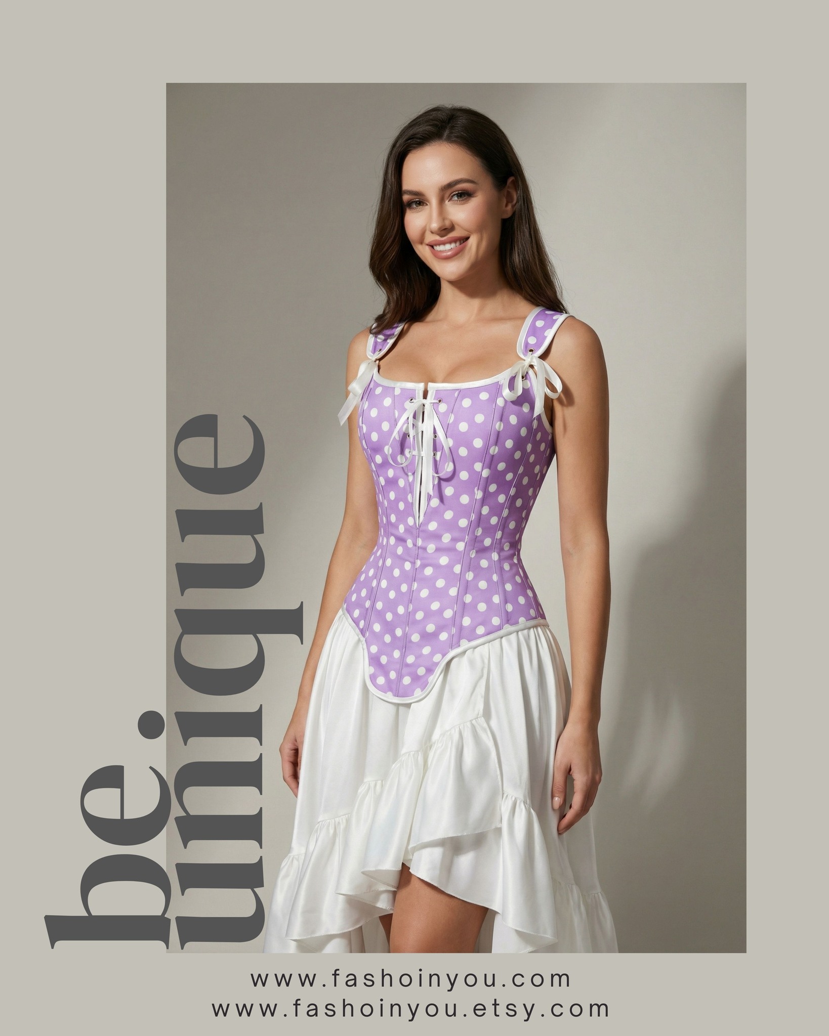 Turn heads this summer with our Purple & White Polka Dot Overbust Steel Boned Corset Top 💜✨
Designed for the bold and the beautiful, this corset blends vintage charm with modern confidence. The playful polka dots bring a fresh, flirty vibe, while the steel boning gives you that perfect structured silhouette - snatched waist, elevated style.
Whether you're styling it with high-waisted jeans for a casual day out or pairing it with a skirt for a dreamy evening look, this corset is your ultimate summer statement piece. ☀️
🌸 Lightweight feel
🌸 Premium steel boning for support
🌸 Perfect for brunch, dates & vacations
🌸 Made to flatter every curve
Upgrade your summer wardrobe with a piece that’s timeless, feminine, and unapologetically stylish.
🛍️ Shop now at: fashoinyou.com
#CorsetTop #PolkaDotFashion #SummerStyle #CorsetLove #OverbustCorset #SteelBonedCorset #VintageVibes #SummerOutfit #WaistTraining #CorsetStyle #FashionInspo #WomensFashion #TrendyStyles #OOTDIndia #CorsetOutfit #RetroFashion #FashionYou #ShopOnlineIndia #StyleStatement #SummerWardrobe