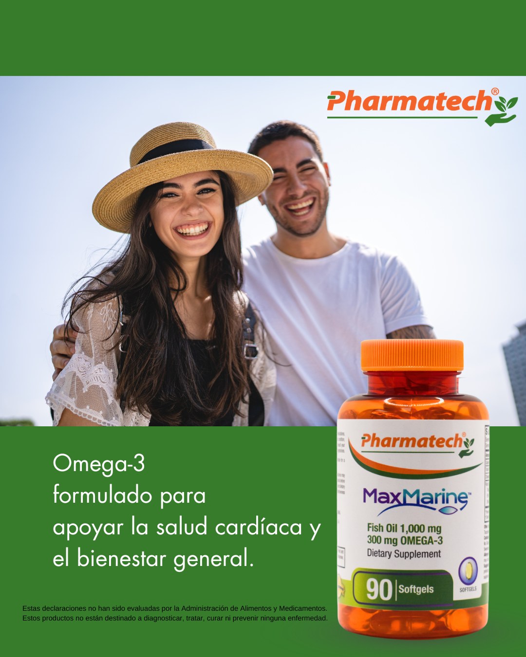 Beneficios de MaxMarine™ Fish Oil 1000mg-300mg Omega-3:
💙 Contribuye al equilibrio saludable de los triglicéridos y al bienestar del sistema cardiovascular.
🧠 Apoya la memoria, la concentración y la función cerebral.
🦴 Apoya la salud de las articulaciones.
🌿 Suplemento dietético en cápsulas blandas libre de azúcar, lactosa y gluten. Sin colorantes ni sabores artificiales. Non-GMO.
Cada cápsula contiene:
✔ 1000 mg de aceite de pescado
✔ 300 mg de Omega-3 (EPA + DHA)
Disponible en www.mesientobien.com visítanos y descubre todo lo que tenemos para tu bienestar!
Con Pharmatech® me siento bien! ✅
**Estas declaraciones no han sido evaluadas por la Administración de Alimentos y Medicamentos. Este producto no está destinado a diagnosticar, tratar, curar ni prevenir ninguna enfermedad.
-------------------------------------------
Benefits of MaxMarine™ Fish Oil 1000mg-300mg Omega-3:
💙 Contributes to healthy triglyceride balance and cardiovascular system wellness.
🧠 Supports memory, concentration, and brain function.
🦴 Supports joint health.
🌿 Sugar, lactose, and gluten free dietary supplement in softgels. No artificial colors or flavors. Non-GMO.
Each softgel contains:
✔ 1000 mg of fish oil
✔ 300 mg of Omega-3 (EPA + DHA)
Available at www.ifeelgood.us, visit us and discover everything we have for your wellness!
With Pharmatech® I feel good! ✅
**These statements have not been evaluated by the Food and Drug Administration. This product is not intended to diagnose, treat, cure or prevent any disease.
