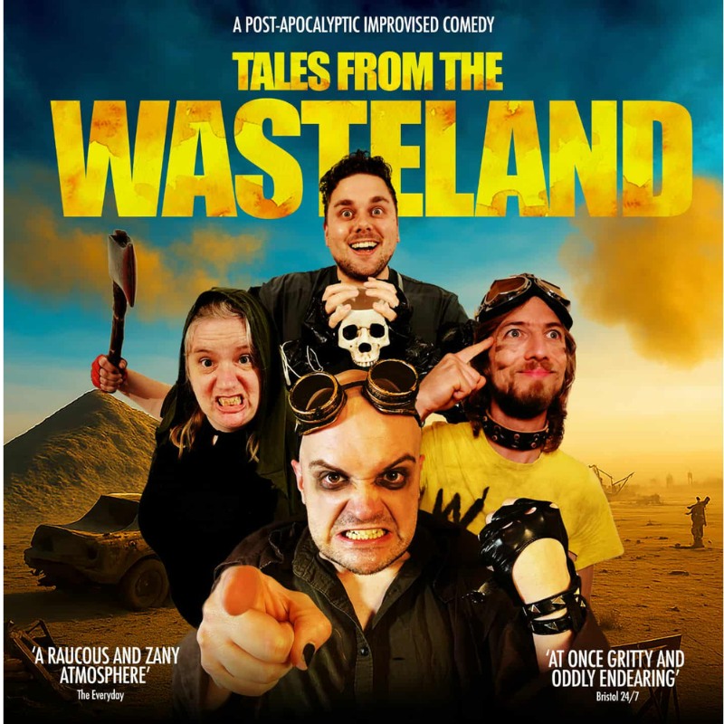 The world is BURNING! So, in keeping with current events, join @wasteland_improv to see how best to proceed when everything really hits the fan.
You decide the way the world ends in this apocalyptic improv show.
Weds 25th March
8pm
Tickets £13