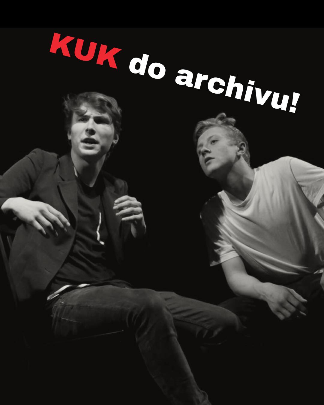 KUK do archivu🎭
Je to 10 let od uvedení inscenace “Ze života herců…aneb herci nebo hmyz”, kterou připravili Hynek Tajovský a Vendelín Urban ve spolupráci s Ivanou Sobkovou a Adamem Kratochvílem.
“Ze života herců” získalo cenu Studentská Thálie 2016 za Autorský tvar uměleckých škol 🏆, dále také cenu designérů TV Prima za výtvarný nápad a Vendelín Urban pak i Cenu Adam Fenix 📻, obsahující moderátorskou spolupráci s Fenix Rádiem.
Inscenaci bylo možné vidět mimo jiné v rámci Žižkovské noci 2017, studentských festivalů či na Podzimním divadelním koštu ve Veselí na Moravě.🎭
Hynkovi a Vendelínovi přejeme mnoho dalších úspěchů v jejich divadelní a filmové kariéře!🍀
#kukdivadlo #dramaťák #dramatak #theatreworks #theatrekid #theatre #theatrelife #archiv #10let