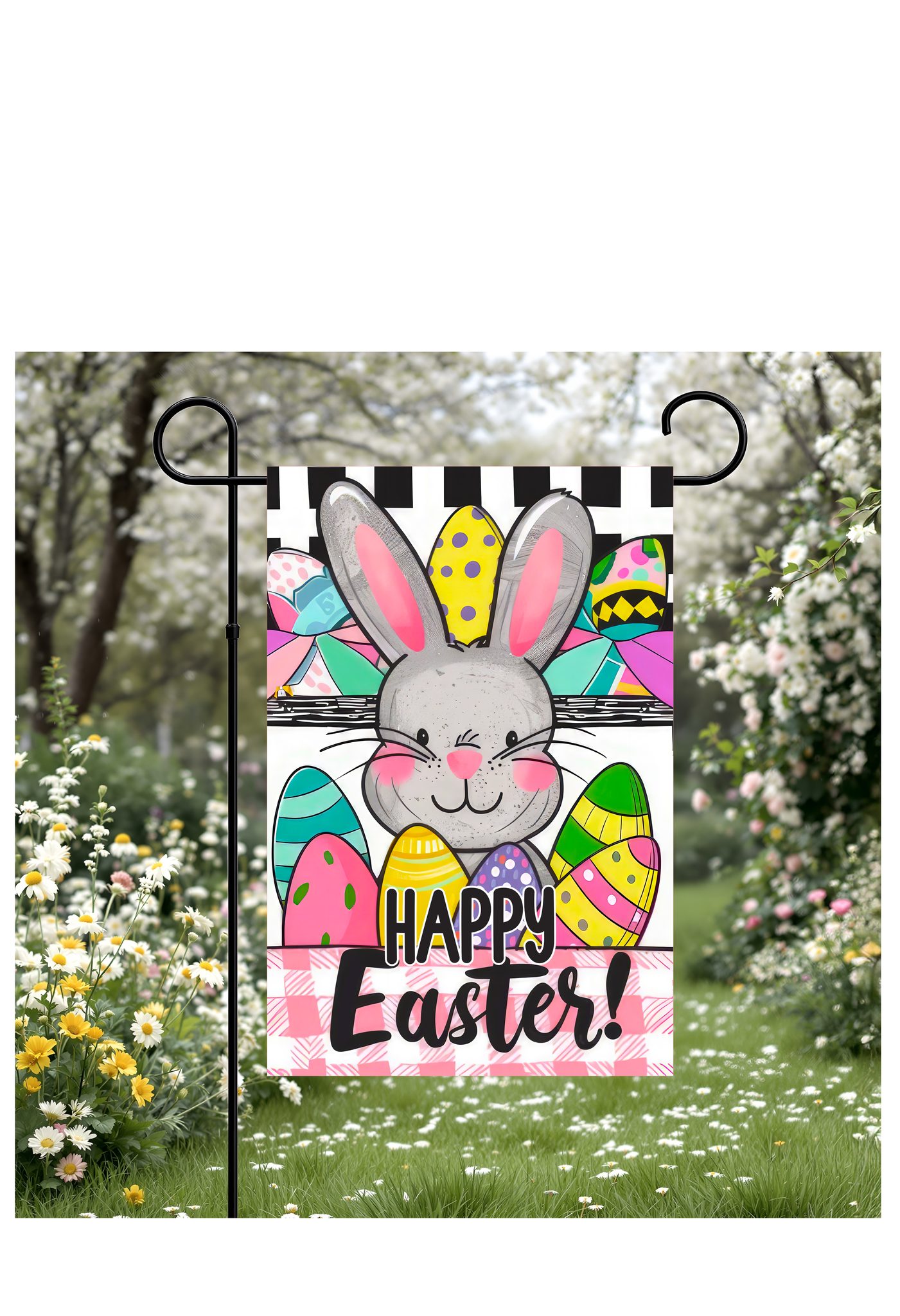 SPRING HAS SPRUNG YALL! Grab one of these adorable spring garden flags today!! #springvibes #springnails #springhassprung #springishere #springishere🌸 #springishere🌷