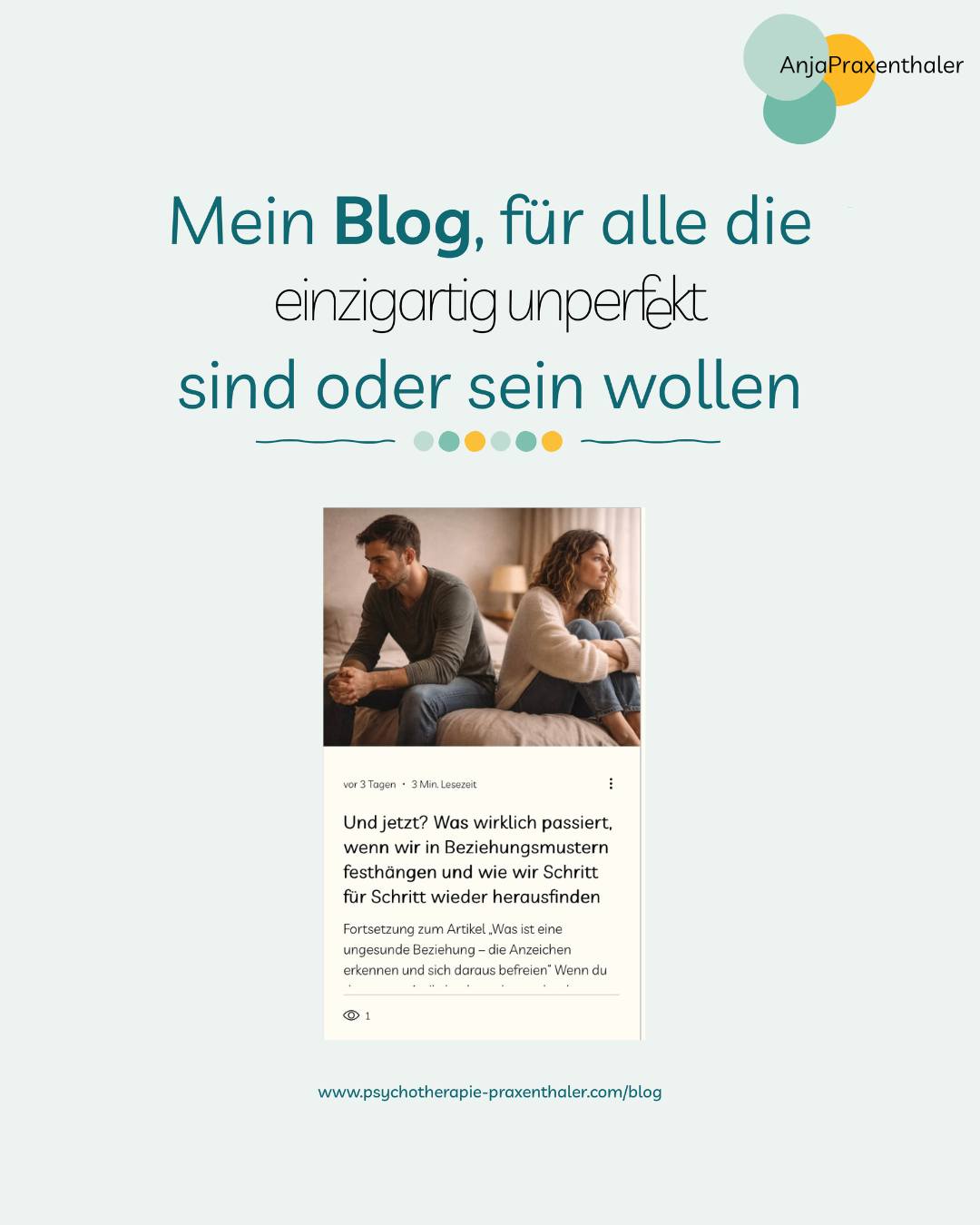 Und jetzt?
Was passiert, wenn du merkst,
dass du dich in deiner Beziehung irgendwo verloren hast?
Nicht laut.
Nicht plötzlich.
Sondern leise.
Du funktionierst.
Ihr funktioniert.
Alles läuft.
Nur du selbst kommst nicht mehr richtig vor.
Vielleicht hast du lange verstanden.
Dich angepasst.
Erklärt.
Nicht aus Schwäche –
sondern aus Hoffnung.
Und irgendwann bleibt nur eine Frage:
Seit wann bist du eigentlich so leise geworden?
Viele Beziehungen scheitern nicht an Gefühlen –
sondern an dem, was nie ausgesprochen wurde.
Und vielleicht ist die ehrlichste Frage:
Magst du dich selbst noch, wenn du neben dieser Person bist?
#HeilpraktikerinFürPsychotherapie #PraxisPraxenthaler #AnjaPraxenthaler #Einzeltherapie #Paartherapie #Coaching #einzigartigunperfekt