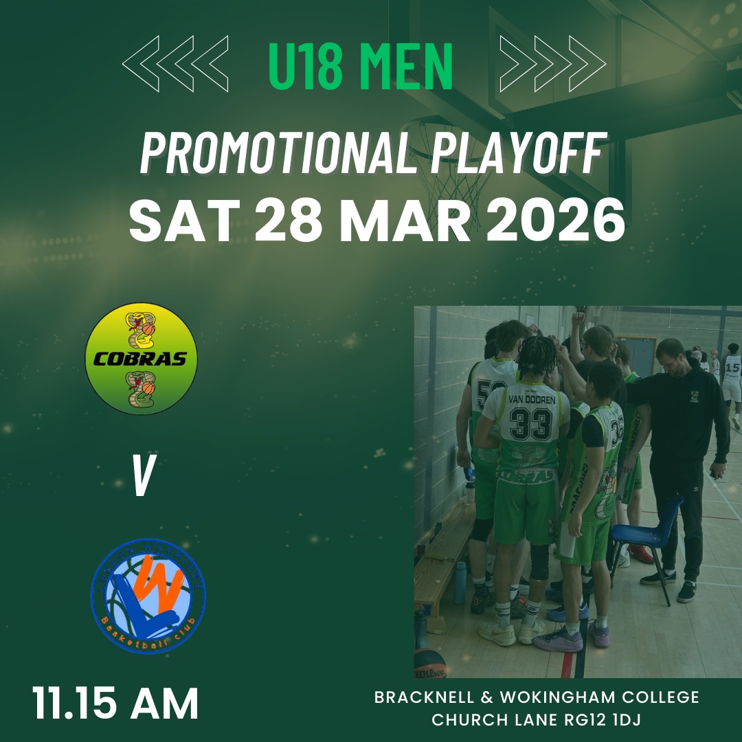 ‼️Cobras needs your support this weekend! ‼️Come & help cheer on your fellow 🐍 🏀
📍 Bracknell & Wokingham College
11.15am Sat 28 Mar U18 Men v London Warriors Blue
3pm Sun 29 Mar Div2 Men v Manchester Giants II
🥁 BRING THE NOISE🥁