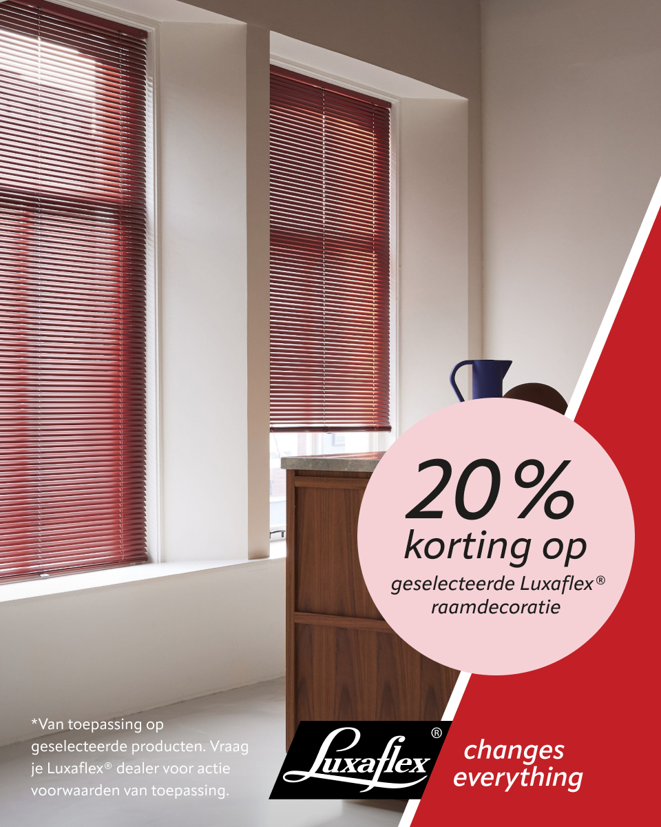 🌿 Lenteactie bij Scheepers Interieur 🌿
Profiteer nu van tot 20% korting op geselecteerde Luxaflex® raambekleding.
Geef je interieur een frisse, lichte uitstraling en geniet van meer comfort in huis. ☀️
👉 Kom langs en ontdek de mogelijkheden!
#ScheepersInterieur #Luxaflex #Lenteactie #Raambekleding