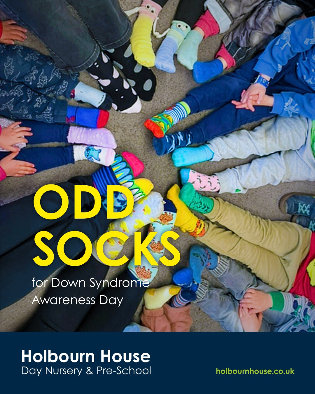 We've been rocking our brightest mis-matched socks today for World Down Syndrome Day (21st March). 𧦠π§¬
Wearing odd socks can help spark conversation and promote acceptance, inclusion and understanding about Down Syndrome - because we believe everyone is unique and should be celebrated for their differences.
#DownSyndromeAwarenessDay2026 #LotsofSocks #RockYourSocks #HolbournHouse