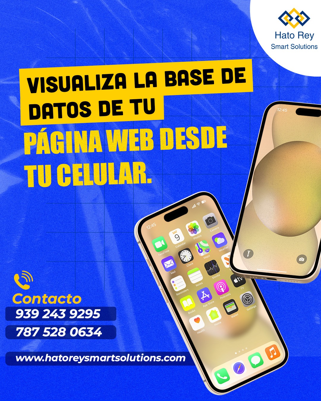 📱📊 Lleva el control de tu negocio desde la palma de tu mano.
Visualiza la base de datos de tu página web directamente desde tu celular y toma decisiones en tiempo real.
Accede a la información de tus clientes, reservas y ventas en cualquier momento y desde cualquier lugar. 🚀
📲 Contáctanos:
📞 939-243-9295
📞 787-528-0634
🌐 www.hatoreysmartsolutions.com
#HatoReySmartSolutions #DataManagement #NegociosPR #TecnologiaPR #ControlDeNegocio #Automatizacion #PuertoRico #DigitalBusiness