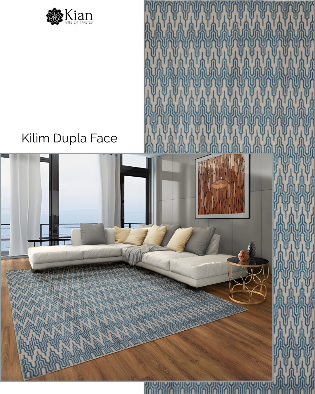 O Tapete Kilim Dupla Face é a escolha perfeita para quem busca praticidade sem abrir mão do design. Reversível e resistente, oferece duas possibilidades em uma única peça. Seus padrões geométricos em azul trazem dinamismo e elegância, criando contraste na medida certa e deixando o ambiente mais moderno, acolhedor e cheio de estilo.
Consulte mais sobre o modelo visitando nossas lojas.
📍Rua Henrique Schaumann, 498 - Pinheiros | SP
São Paulo: (11)93044-1854
Caxias do Sul: (54) 3027-1234
.
.
.
.
#kiantapetes #arqdecor #interiordesign #sofisticacao #personalidade #estilo #tapetesimportados #decoração #homedecor #homesweethome #designinterior #arqlovers #confort #casadecorada #DesignDeInteriores