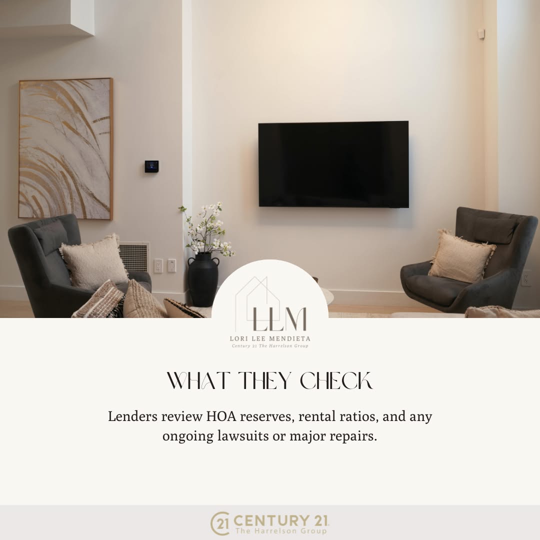 Most buyers start with the unit. The finishes, the layout, the view.
But the decision often shifts at the building level.
Because lenders are not just evaluating you. They’re assessing the HOA’s reserves, rental concentration, and any ongoing or upcoming repairs. Where this typically shows up is in financing flexibility. Some buildings keep your options open. Others quietly limit them.
That difference affects more than approval. It can influence your down payment, your rate, and how many lenders are even willing to step in.
It also tends to carry forward. Buildings that meet lending standards today are often easier to resell later, simply because the next buyer faces fewer barriers.
So the question becomes a little more strategic.
Not just “Do I like this unit?”
But “How does this building hold up under a lender’s lens?”
If you’re narrowing down options, I can help you evaluate the ones that tend to create fewer surprises.
#MyrtleBeachRealEstate #GrandStrandLiving #CondoBuying #MyrtleBeachCondos #SouthCarolinaRealEstate #BuyerEducation #RealEstateInsight #HomeBuyingTips #CondoLiving #HOAInsights #SmartHomeBuying #CoastalLivingSC #InvestmentPropertySC #LoriLeeMendieta #Century21HarrelsonGroup