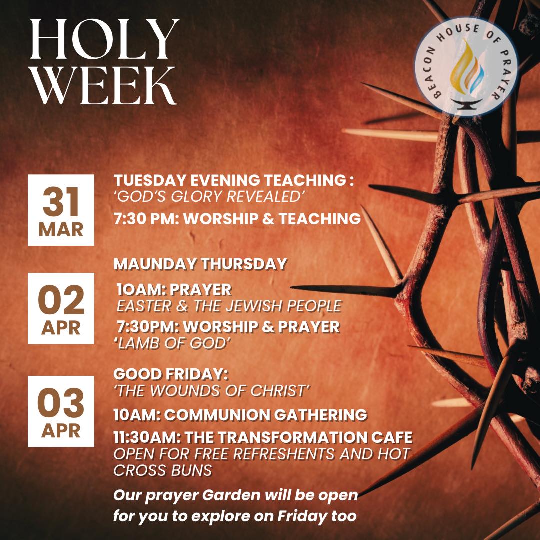 A little heads up into our gatherings for Easter week.
We’d loved to share the journey with you.