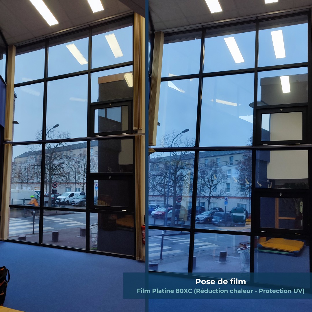 📚 Intervention à la médiathèque d’Eaubonne
Pose intérieure du film solaire Platine 80 XC pour réduire la chaleur et protéger les espaces culturels ☀️
Confort & performance signés Verre IDF 🛠️
#VerreIDF #Platine80XC #Médiathèque #Eaubonne #FilmSolaire #ProtectionUV #ExpertDuVerre