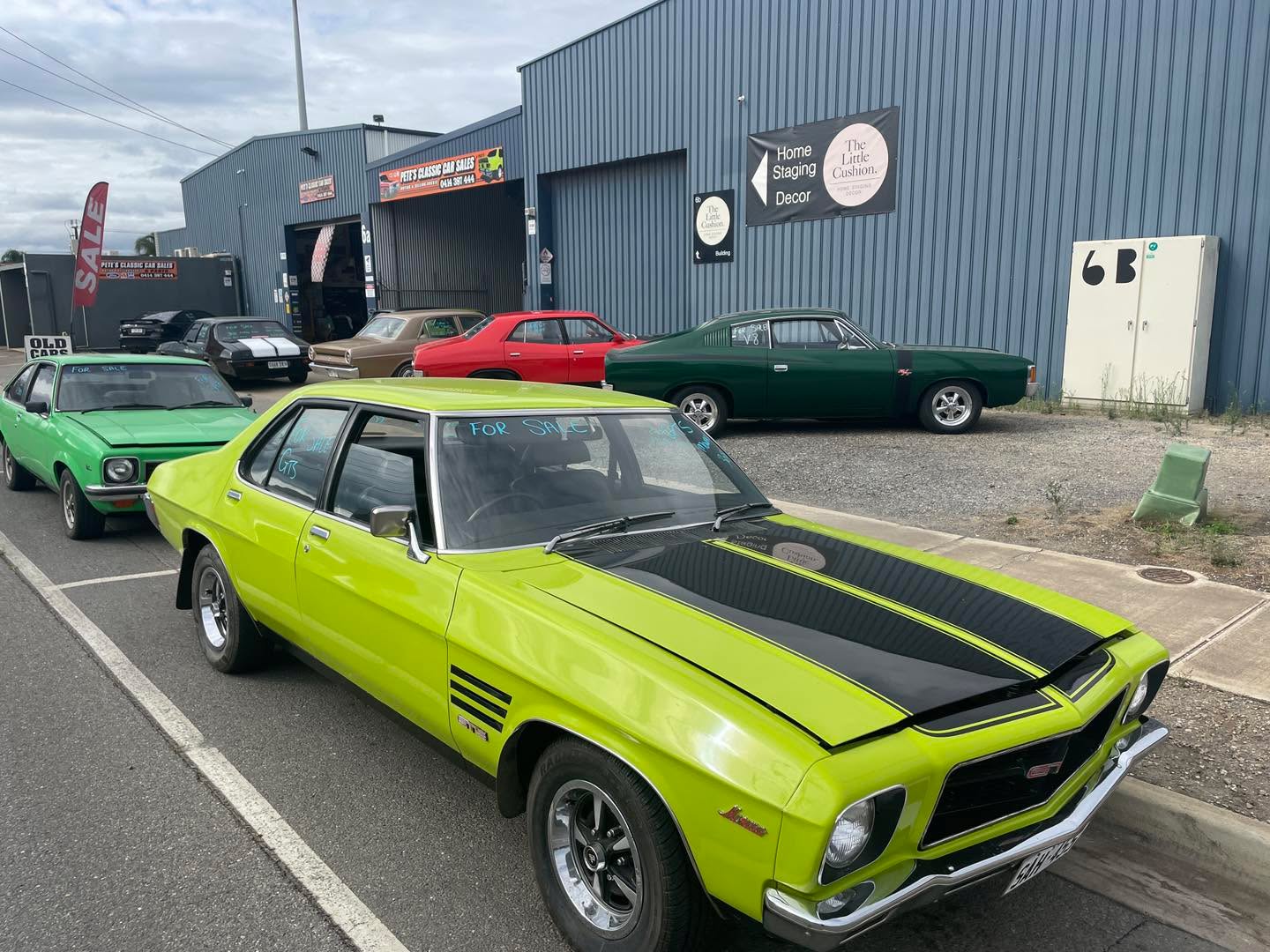 SELL OR PART TRADE Cheaper CLASSIC CAR
1974 genuine Holden HQ GTS MONARO $99,000
308 4 speed
GTS that is un restored is hard to find in this condition , showing 31,500 km with books last owner say it’s been around 1 time
Factory Black interior
Some paint touch ups
But never had any rust repairs and there is only a matchbox size spot in the black paint near sill
Previous owner has owned this 50 years
May trade in a classic car
Or sell for $99,000
Take it to the next level if you want a restored car
Adelaide 0414.
387.
444