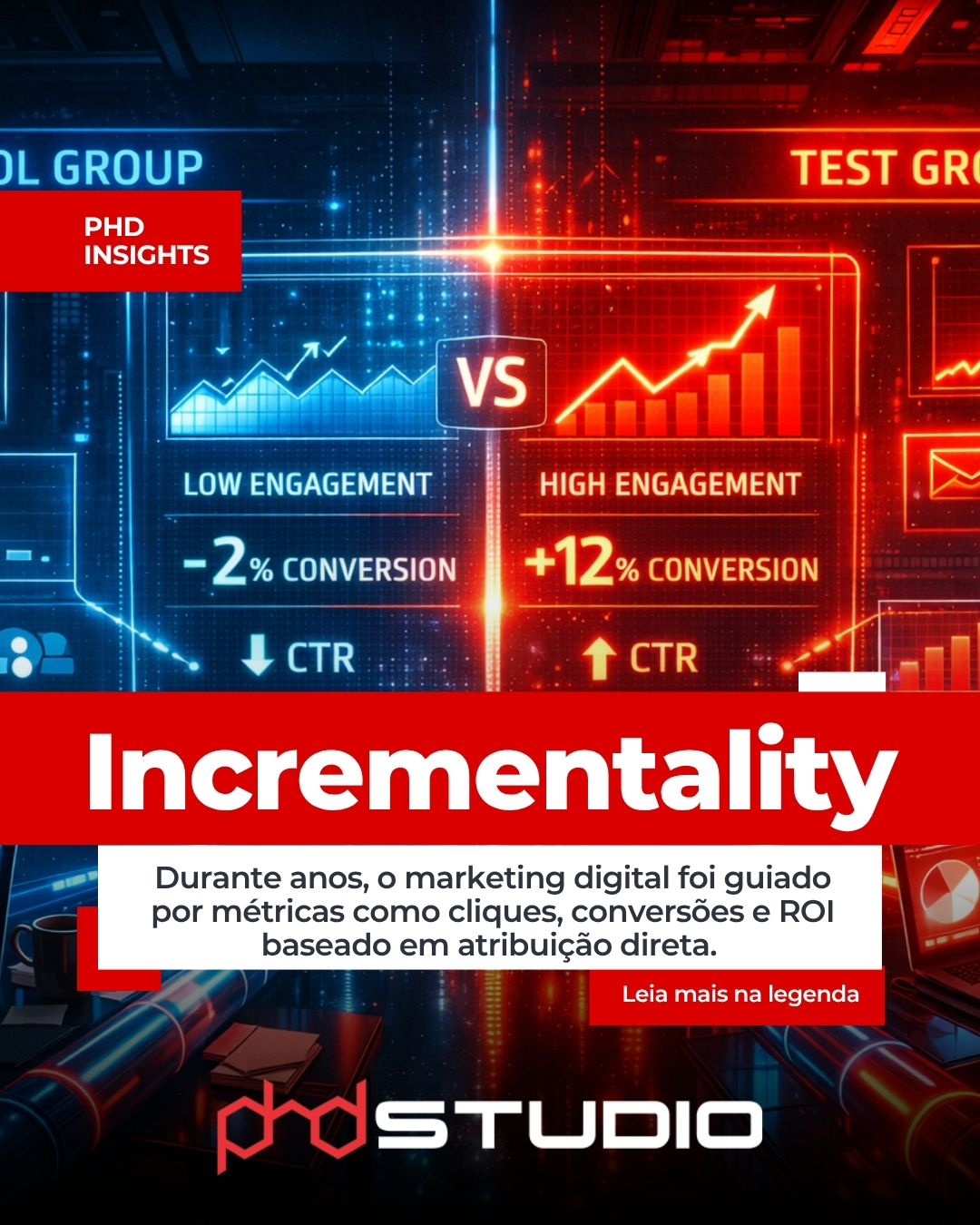 Incrementality: a métrica que mostra o impacto real das suas campanhas — não só cliques, mas valor incremental. Novo post no blog com conceitos, métodos e recomendações práticas. Link in Bio
#marketingdigital #incrementality #análisededados #mídia #performance #phdstudio