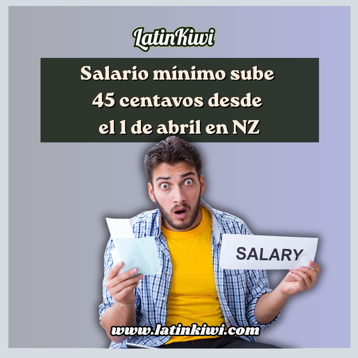 Hoy 1 de abril de 2026, el salario mínimo en Nueva Zelanda sube de $23.50 a $23.95 NZD por hora, lo que representa un aumento de 45 centavos. Este ajuste anual busca responder al costo de vida y aplica para todos los trabajadores, incluyendo migrantes. Aunque no es un incremento muy alto, sí significa un ingreso ligeramente mayor para quienes trabajan tiempo completo y ganan el mínimo legal.
También:
Starting/training wage: sube a $19.16 NZD/hora
✅Es un ajuste anual del gobierno por costo de vida
✅Aplica para todos los trabajadores (incluyendo migrantes)
✅Es el mínimo legal → muchos trabajos pagan más
Si trabajas full time (40 hrs):
Ganarías aprox $18 NZD MAS por semana APROX, antes de impuestos.
El salario mínimo en NZ se revisa cada año por el gobierno
Checa la funte directa en: https://www.mbie.govt.nz/about/news/minimum-wage-set-for-2026?utm_source=chatgpt.com
o checa más de #NuevaZelandaenespañol aqui en #latinkiwi.com