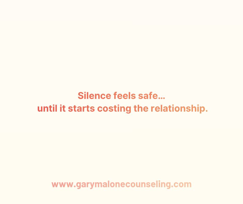 Silence feels like peace…
but it’s usually just unspoken tension with good PR.
If it’s not being said, it’s still being felt.
And over time, that weight doesn’t disappear, it builds.
What you avoid now
becomes what breaks you later.
Say it. Gently. Honestly. Early.