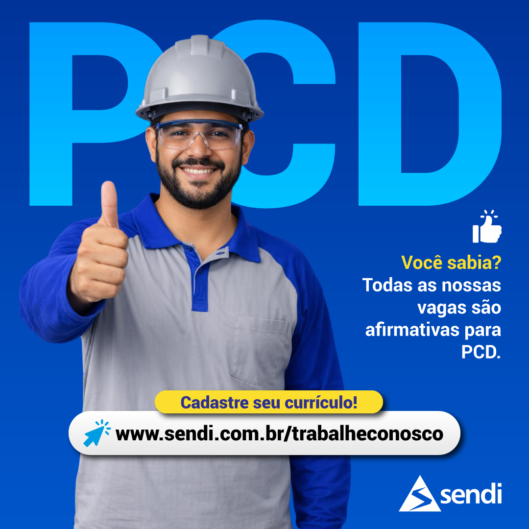 Vagas PCD? Temos! Aliás... Você sabia que todas as nossas vagas são afirmativas para pessoas com deficiência? Isso mesmo! Caso você não encontre nenhuma vaga com seu perfil em nosso portal, fique tranquilo(a), porque você também pode deixar seu currículo cadastrado no banco de talentos. 😎
#vagas #pcd #bauru
