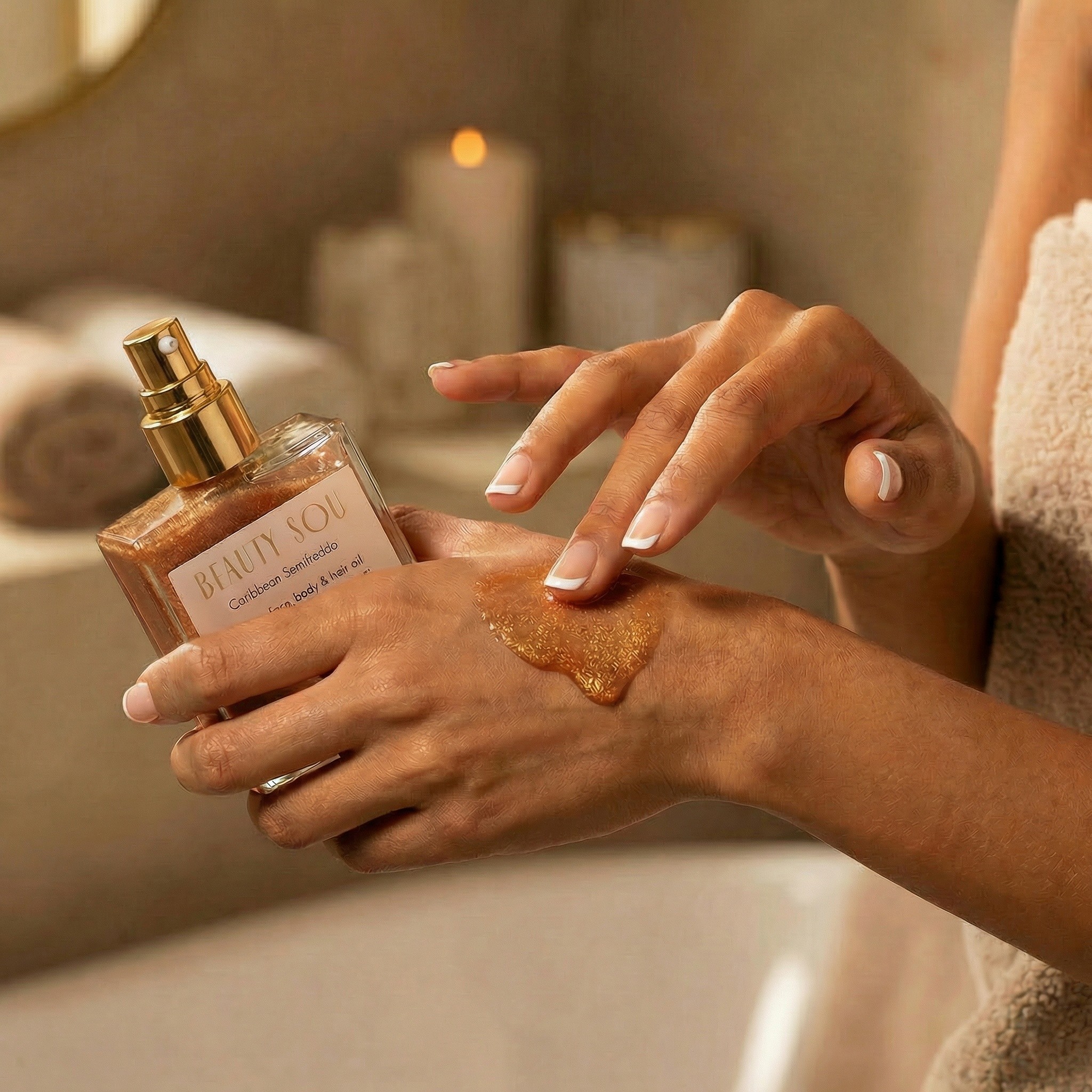 Your skin, but softer.
Your glow, but richer. ✨
Caribbean Semifreddo melts into your skin
leaving a luminous, silky finish you can’t resist.
Glow like summer — all year long.
#beautysou #glowskin #bodyoil #luxuryskin #summerglow #softluxury