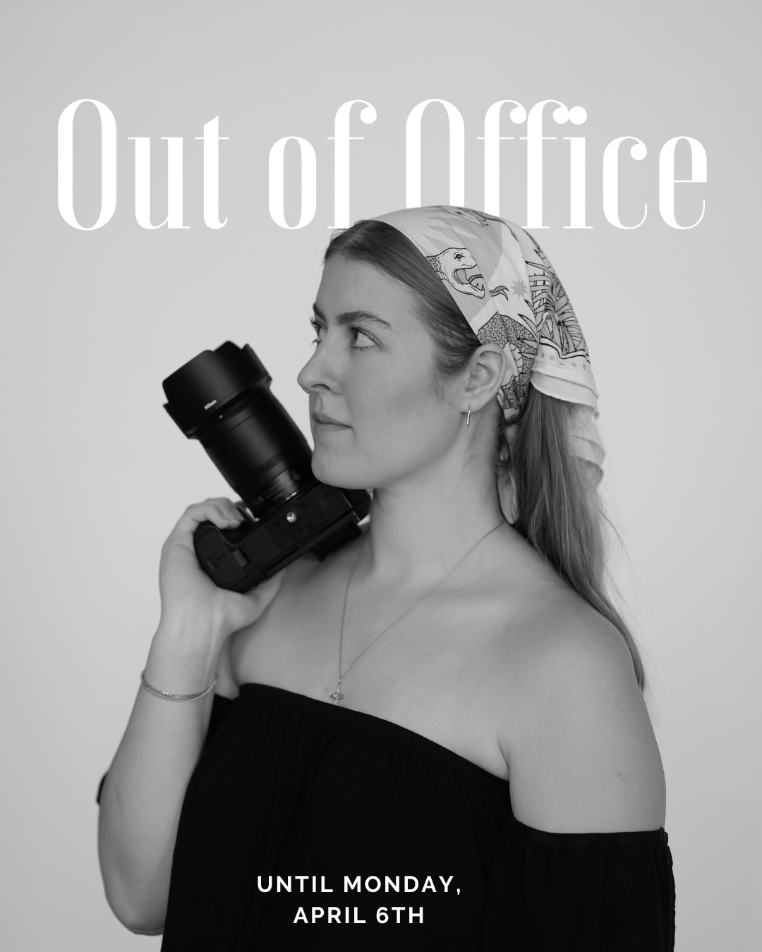 Out of office until Monday, April 6th. All emails and messages will be answered when I'm back!