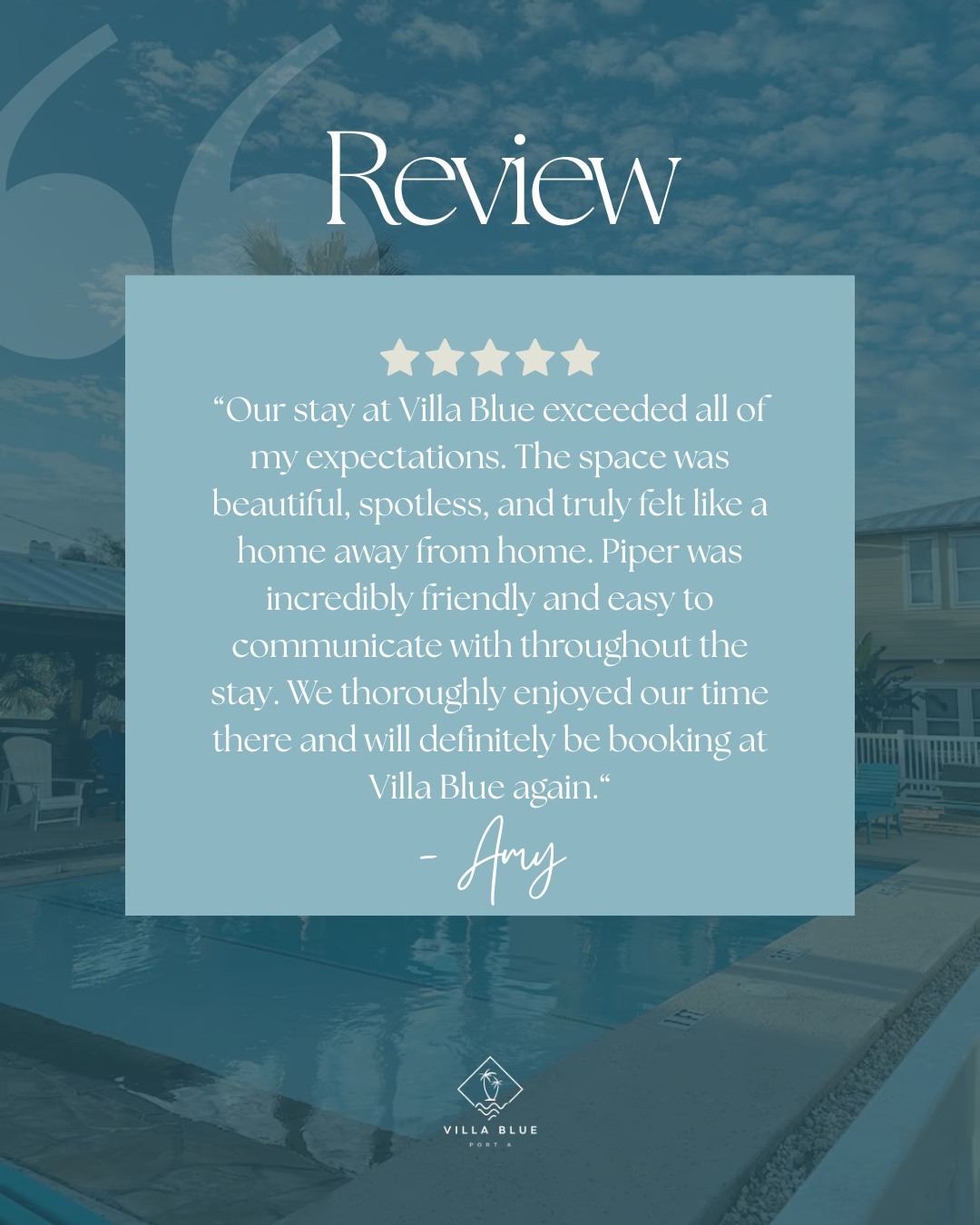 The best compliment we can get is when someone says theyâd come back.
Thank you to our amazing guests for sharing your experience. It means more than you know.