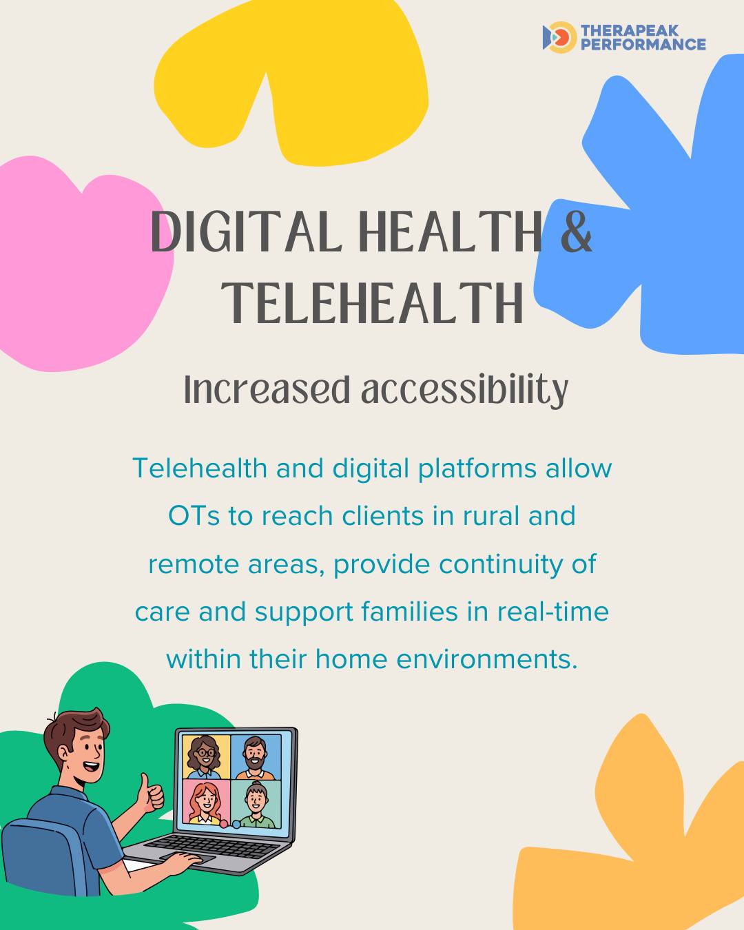 Occupational Therapy continues to evolve with the world around us.
Digital health. Telehealth. Assistive technology. Smarter assessment tools. Greater accessibility.
Modern changes have not replaced the core of OT. They have strengthened it.
At its heart, Occupational Therapy is still about participation. Independence. Meaningful engagement in everyday life.
What has changed is how we deliver support. We can now reach more people, tailor interventions more precisely and integrate technology to enhance safety, function and choice.
Progress in practice means greater opportunity for the people we support.
#OccupationalTherapy #ModernHealthcare #AssistiveTechnology #NDISProvider #melbourne