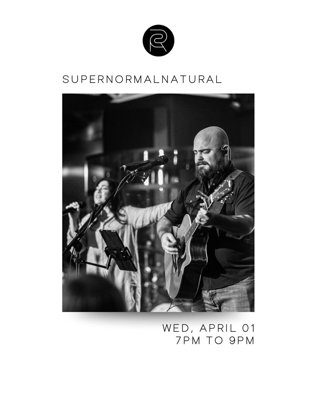 Join us for our monthly SuperNormalNatural service this Wednesday from 7pm to 9pm!