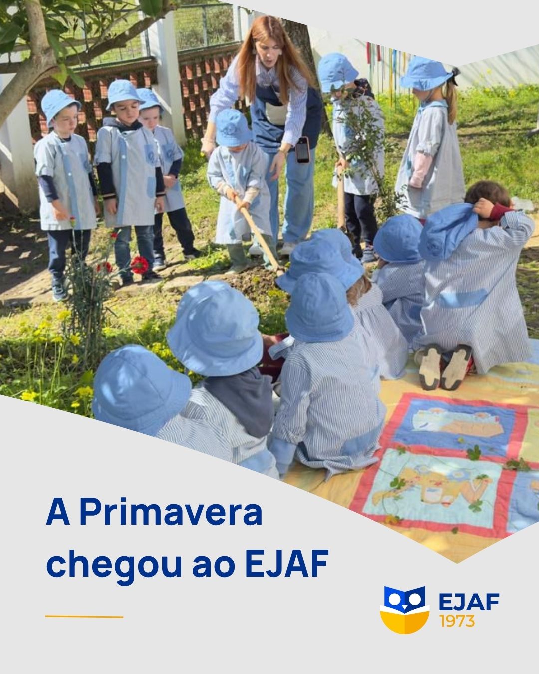 Com a chegada da Primavera e a celebração do Dia da Árvore, os nossos alunos puseram mãos à terra… e à criatividade. 🌿✨
Entre a plantação de uma árvore, a descoberta da natureza e a criação de trabalhos manuais cheios de cor, com flores, bichinhos e muita imaginação viveram-se momentos de aprendizagem e partilha.
A Primavera ofereceu-nos matéria-prima e inspiração para criarmos verdadeiras obras de arte naturais. 🌸
#EJAF #OlhosPostosNoFuturo #MomentosQueMarcam