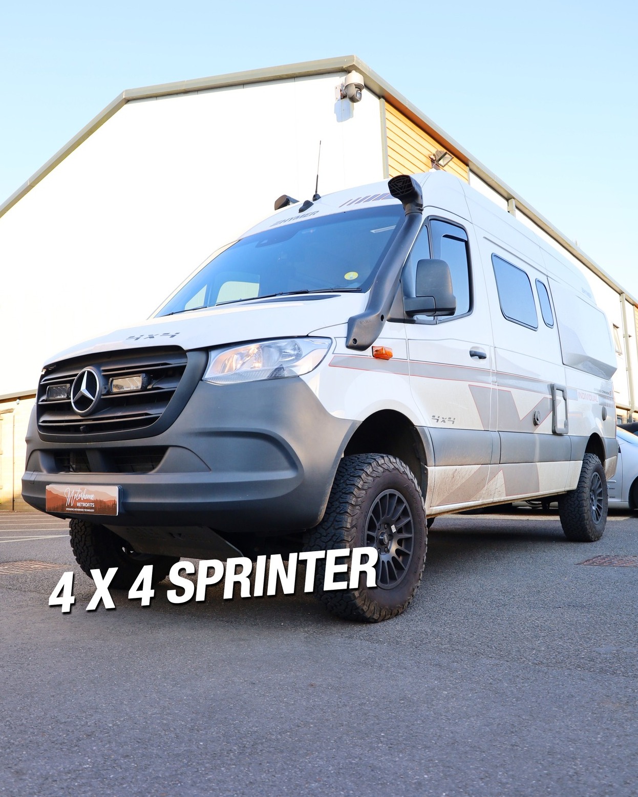 This Mercedes Sprinter 4x4 motorhome looks more like a monster truck! We've added some serious upgrades to make it even cooler! 😎
What we've added:
- Alpine door speakers & dash tweeters
- Alpine 8" under-seat subwoofer
- 2.5mm Vespa & 15mm Soft Wave
- FM/DAB body mounted antenna
Now, this motorhome can connect to loads of stations and play music that sounds better than ever!
👉 Interested? Get in touch via the contact form today!