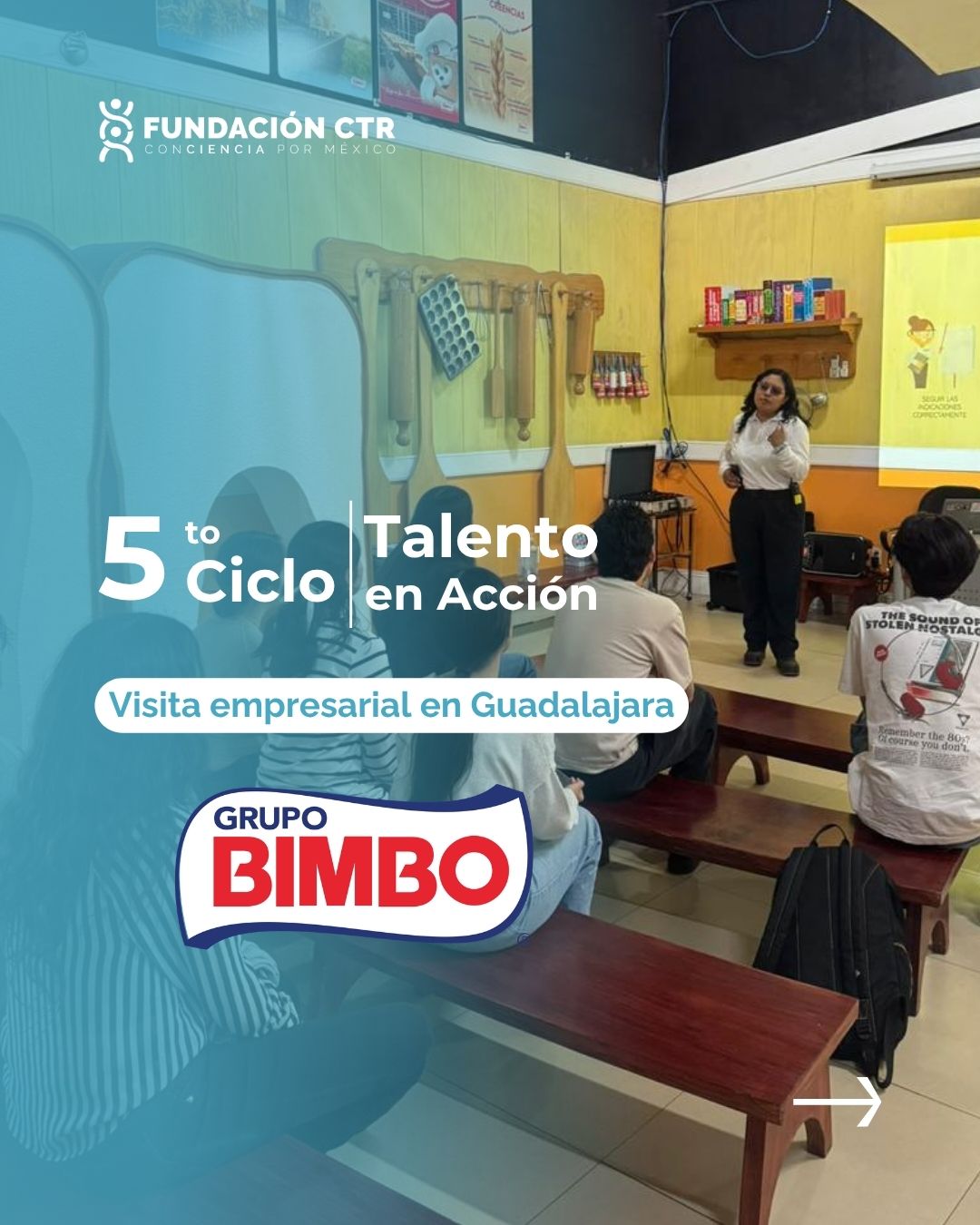 El 19 de marzo, estudiantes del CUCEI-UdeG vivieron una experiencia formativa dentro de la planta de Grupo Bimbo en Guadalajara, acercándose al funcionamiento real de la industria alimentaria 🏭✨
A lo largo de la visita, exploraron cada etapa del proceso productivo, comprendiendo cómo la tecnología, la calidad y la innovación se integran para operar a gran escala, además de conocer de primera mano la dinámica laboral dentro de la empresa 🚀
Este tipo de actividades refuerzan el aprendizaje en aula al conectarlo con escenarios reales, impulsando la preparación profesional de las y los estudiantes.
Agradecemos a Grupo Bimbo por compartir su experiencia y abrir espacios que inspiran a las nuevas generaciones.
#VinculaciónAcadémica #IndustriaAlimentaria #GrupoBimbo #CUCEI #UdeG #ExperienciaProfesional #FormaciónProfesional