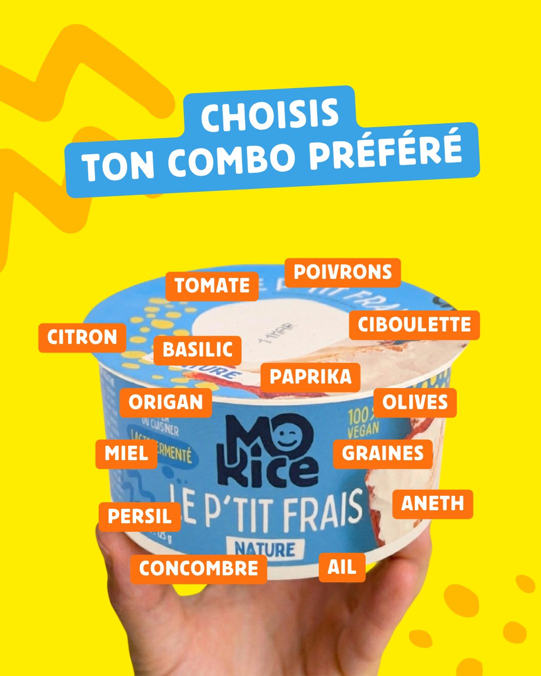 Notre P’tit frais nature n'attend que vous pour le pimper !😏
Concombre, basilic, poivrons… ou votre touche secrète ?
Ici, aucune mauvaise réponse 😋
Balancez votre combo préféré en commentaire et faites-nous rêver 👇🔥
#moricedesserts #dessertsvégétaux #p'titfrais #nature #fauxmage #vegan #bio #madeinmarseille