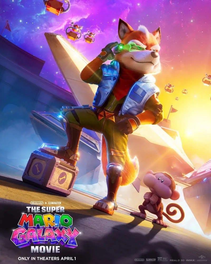 Well it looks like we’re heading to #smashbrosultimate cause now we have Star Fox in our super Mario galaxy movie.
#supermario #dreamworks #dreamworks #bowser