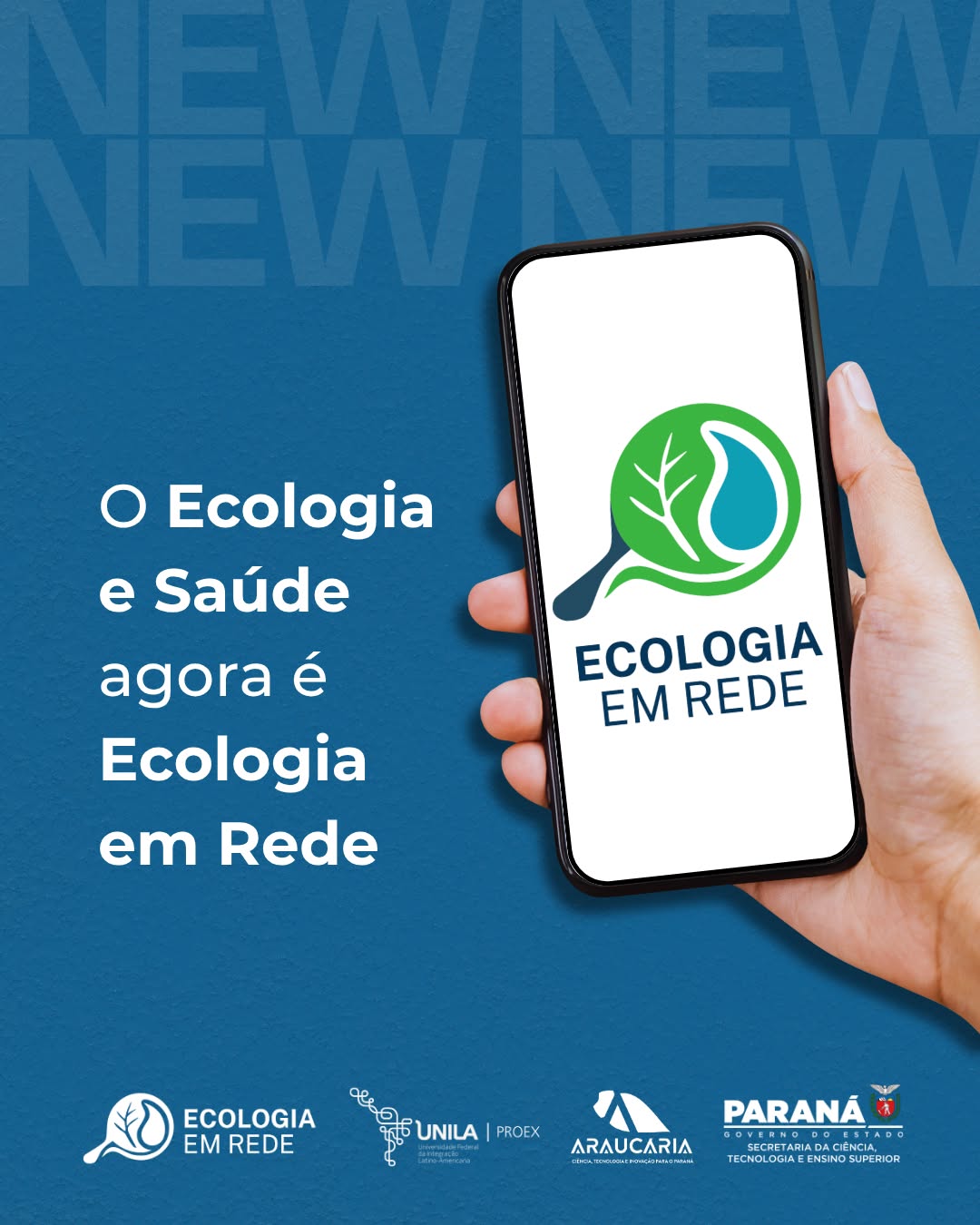 Temos novidades! O Ecologia e Saúde agora é Ecologia em Rede 🌐🌱
Nosso propósito continua o mesmo: comunicar ciência, promover consciência ambiental e aproximar a sociedade da natureza.
Agora damos um passo além. Começamos com as arboviroses e ampliamos nosso olhar para conectar diferentes projetos, iniciativas e pessoas que fazem a ciência cidadã acontecer.
Porque ciência também é rede, troca e colaboração. Vem fazer parte disso com a gente! 💚
#ecologiaemrede #cienciacidada #divulgaçaocientifica #educacaoambiental #rebranding