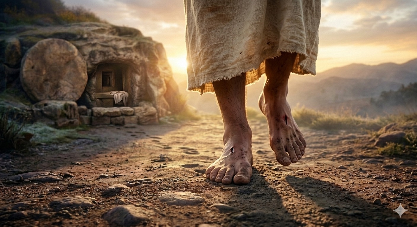 “He is not here; he has risen!”
Luke 24:6
Christ the Lord is risen today, Alleluia!
Sons of men and angels say, Alleluia!
Raise your joys and triumphs high, Alleluia!
Sing, ye heavens, and earth reply, Alleluia!
Lives again our glorious King, Alleluia!
Where, O death, is now thy sting? Alleluia!
Dying once, He all doth save, Alleluia!
Where thy victory, O grave? Alleluia!
Image generated with AI