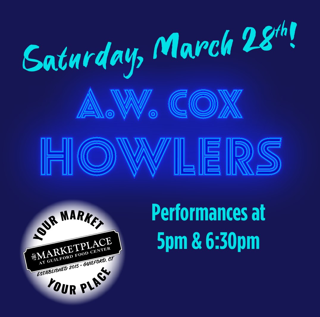 Join us on Saturday, March 28th for a special evening with the A.W. Cox Howlers, live at The Marketplace with shows at 5:00 PM and 6:30 PM!
These talented 4th grade musicians from A.W. Cox Elementary School are sure to delight the crowd with their music. 🎤✨
$10 suggested donation
A portion of proceeds will support the A.W. Cox PTO and their 4th grade fund—come out and support these amazing students!
Grab something from the Late Night Bites menu, enjoy a drink from the bar, and kick off your evening with great music and great company.
🎵 Great music
🍔 Good food
❤️ Supporting a great cause
We hope to see you Saturday!