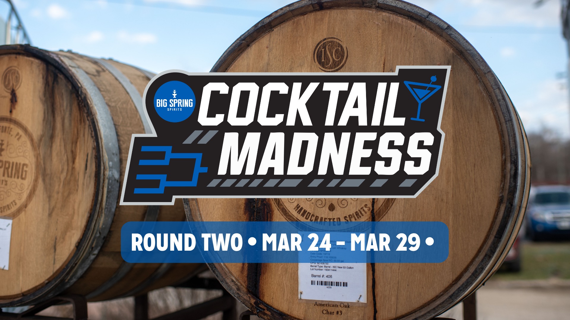Round two of Cocktail Madness starts tonight! Pick the winning cocktail in the bracket and you'll get a $10 credit added to your loyalty account. Head to Bellefonte for more info and the fine print.
Entrees reset every week, so if your cocktail was a winner last week you have to visit this week to enter again!
𝗥𝗢𝗨𝗡𝗗 𝗧𝗪𝗢 • 𝗠𝗔𝗥𝗖𝗛 𝟮𝟰𝗧𝗛–𝟮𝟵𝗧𝗛
this week's head to head challenges:
Guava Gin & Tonic 🆚 Tom Collins
Coconut Mango Mojito 🆚 Black Raspberry Flip
Mojito 🆚 Margarita
Whiskey Sour 🆚 Rye Not