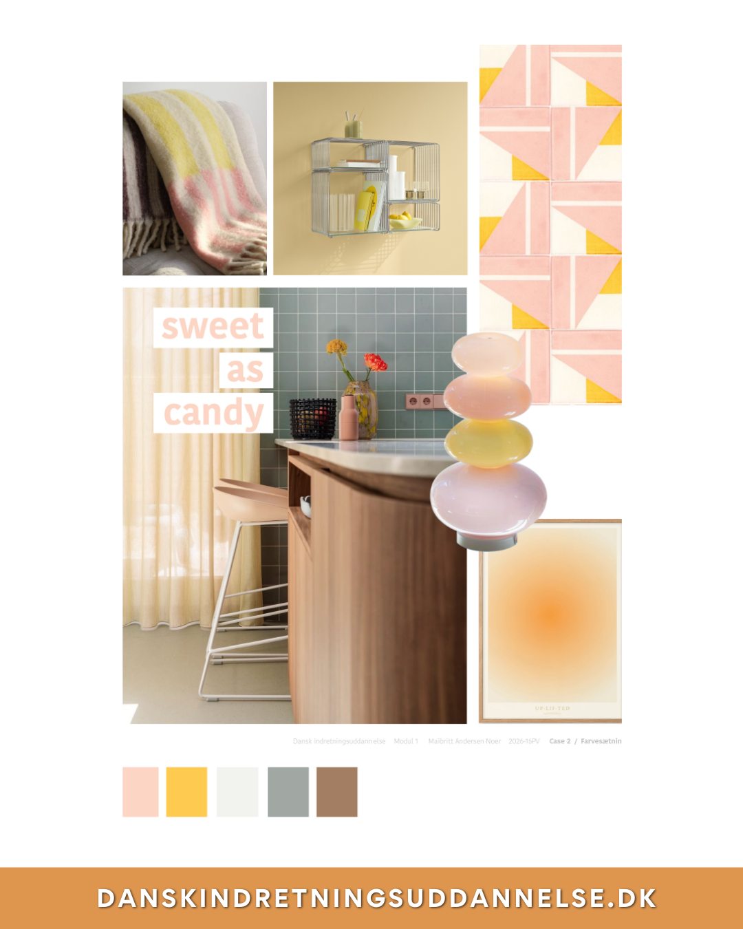 ✨ Modul 1 – Moodboards ✨
Vi byder Maibritt hjerteligt velkommen til DIU og deler et smukt eksempel fra hendes Modul 1! 🌿
Moodboards er et vigtigt redskab inden for indretning og design. De hjælper dig med at samle farver, materialer, møbler og stemninger på ét sted, så du kan visualisere, hvordan rummet kommer til at føles – før du sætter hænderne i projektet.
Et godt moodboard skaber overblik, giver inspiration og gør det nemmere at kommunikere idéer til kunder. Maibritt har lavet nogle virkelig flotte og balancerede moodboards med farver, interiør, materialer og små detaljer – et perfekt startpunkt for at skabe harmoniske rum. 💛
#indretning #moodboard #interiørdesign #DanskIndretningsuddannelse #designværktøj #velkommen