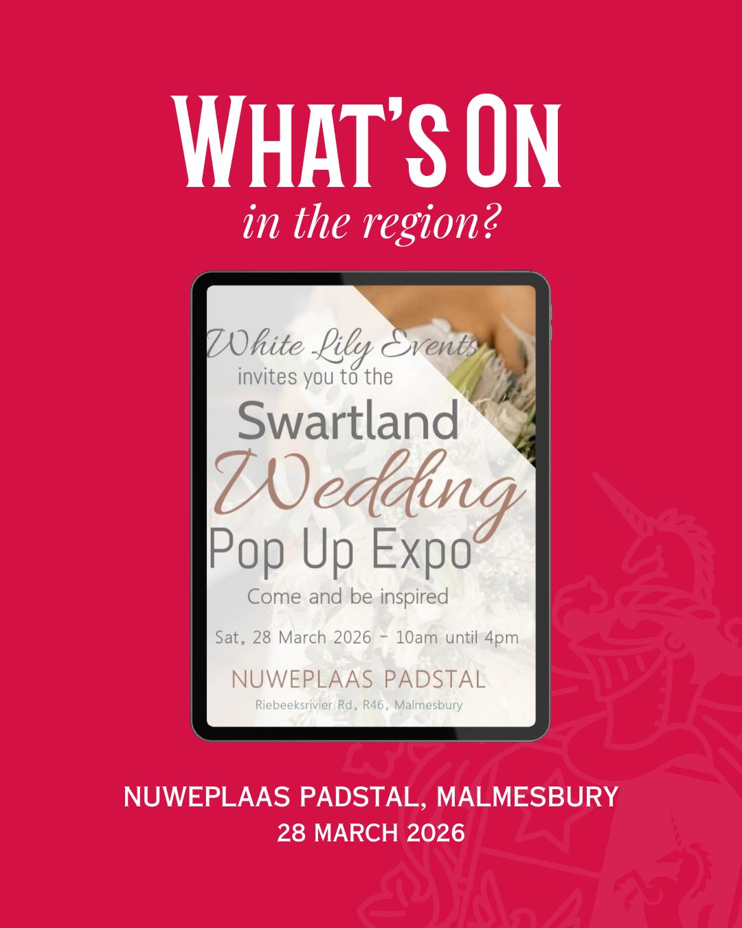 There's always something cooking in the Swartland 👰♀️💍🤗
The BESTER Family Wines team keeps its collective ear to the ground to bring you the latest news on what's on in the Swartland. Next up? The Swartland Wedding Pop Up Expo.
📅 March 28, 2026
🕘 10:00 am - 4:00 pm
📍 @nuweplaas_padstal Riebeeksrivier Road, Malmesbury
🎟️ FREE ENTRY
Make a weekend of it, and visit the Riebeek Valley to pick up some BESTER Family Wines at some of our stockists while you're at it. You can find our wines at @olive_boutique_rk, PNP Riebeek Kasteel, @thebarnatriebeek, @laparrilla.riebeek, and @theroyalhotel_rk.
✅ Follow BESTER Family Wines to be the first to know what's happening next...