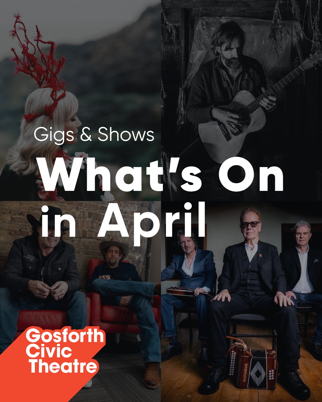 April's looking busy! Here's some of our upcoming gigs and shows - which ones are you coming to? 👀
#LiveMusicUK #theatreuk #Newcastlegigs #gosforth