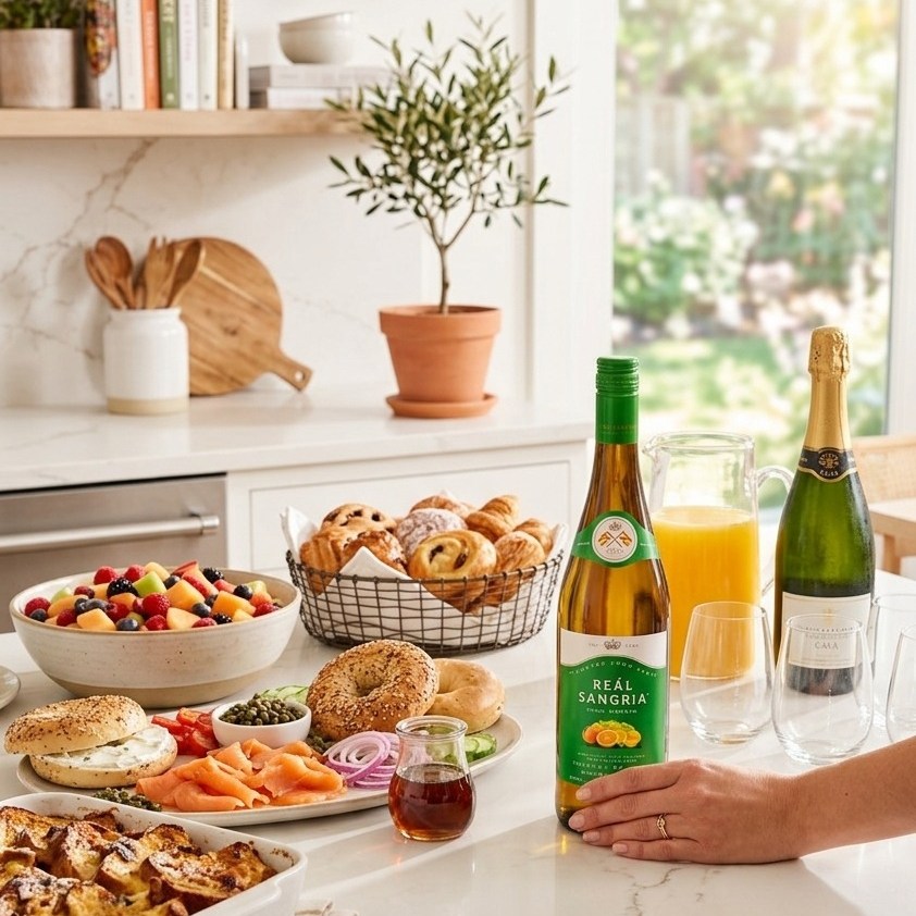 Proof you made it to brunch. 🍷�Reál Sangria does the heavy lifting.�Who’s joining you?
#BrunchPlans #SangriaSunday #KeepItSimple #ReálSangria #importedfromspain🇪🇸
