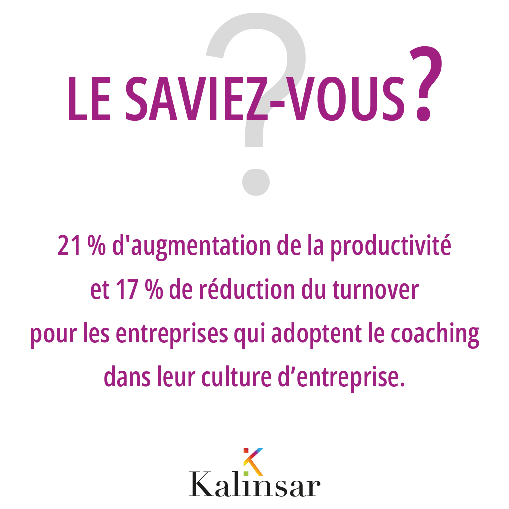 21 % d'augmentation de la productivité et 17 % de réduction du turnover !
Les entreprises qui adoptent le coaching dans leur culture voient véritablement des résultats impressionnants. Ces chiffres soulignent à quel point il est essentiel d'investir dans le développement personnel et professionnel de nos équipes.
Lorsque nous créons un environnement encourageant et propice à la croissance, nous avons la chance d'améliorer non seulement le bien-être de nos employés, mais aussi de booster la performance de l'entreprise.
#kalinsar #coaching