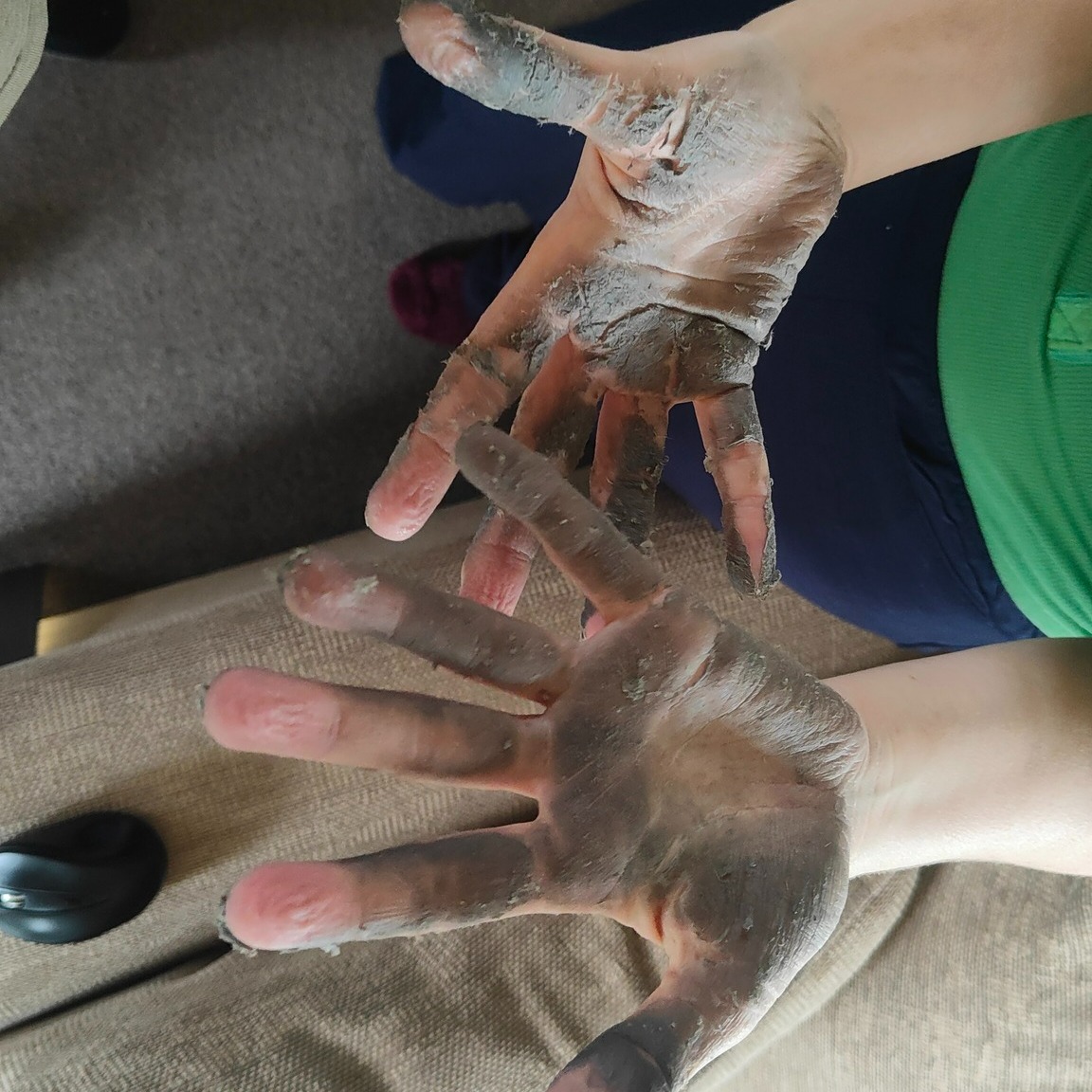 Gaming projects often look a little odd out of context. Can anyone guess what Kirsty has been working on this week. We promise you it is game related. Answers in the comments.