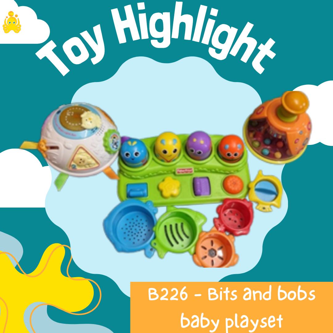 Today I'm highlighting our toddler playsets!
These toys have been handpicked and selected to create interactive bundles for your kids to play with, focusing on Cause and effect as well as gross motor skills these toys are perfect for your little bundles of joy :)
B226 - Bits and bobs baby playset
https://cockburntoylibrary.setls.com.au/items/3136
B227 - Baby fun playset
https://cockburntoylibrary.setls.com.au/items/3138
B228 - Baby fun set
https://cockburntoylibrary.setls.com.au/items/3139