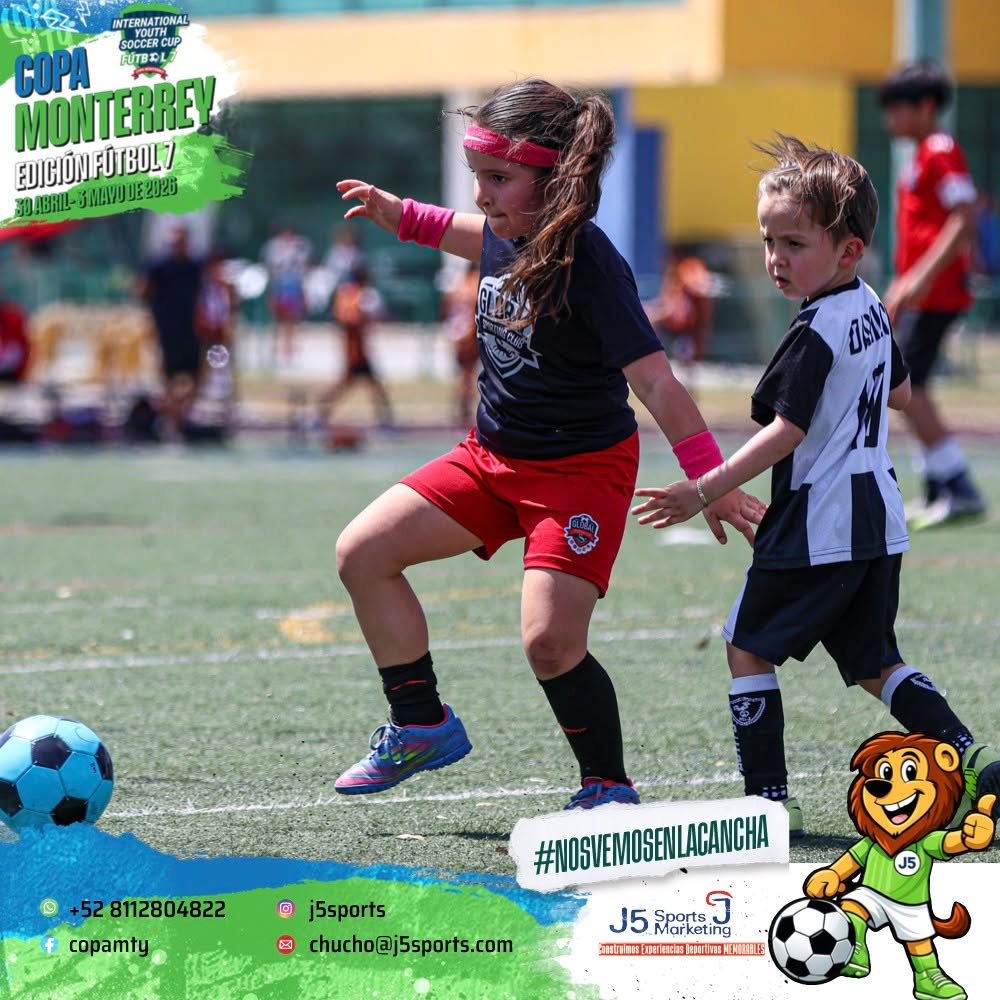 💪 Forma carácter compitiendo al máximo nivel en la edición Fútbol 7 de la #CopaMonterrey.
Inscribe hoy 👉 https://cutt.ly/CopaMtyF7
Del 30 abril al 3 de mayo, ¡Nos vemos en la cancha!
#NosVemosEnLaCancha